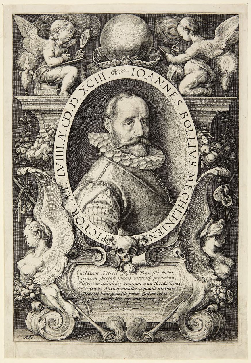 Hans Bol autorstwa Hendrick Goltzius