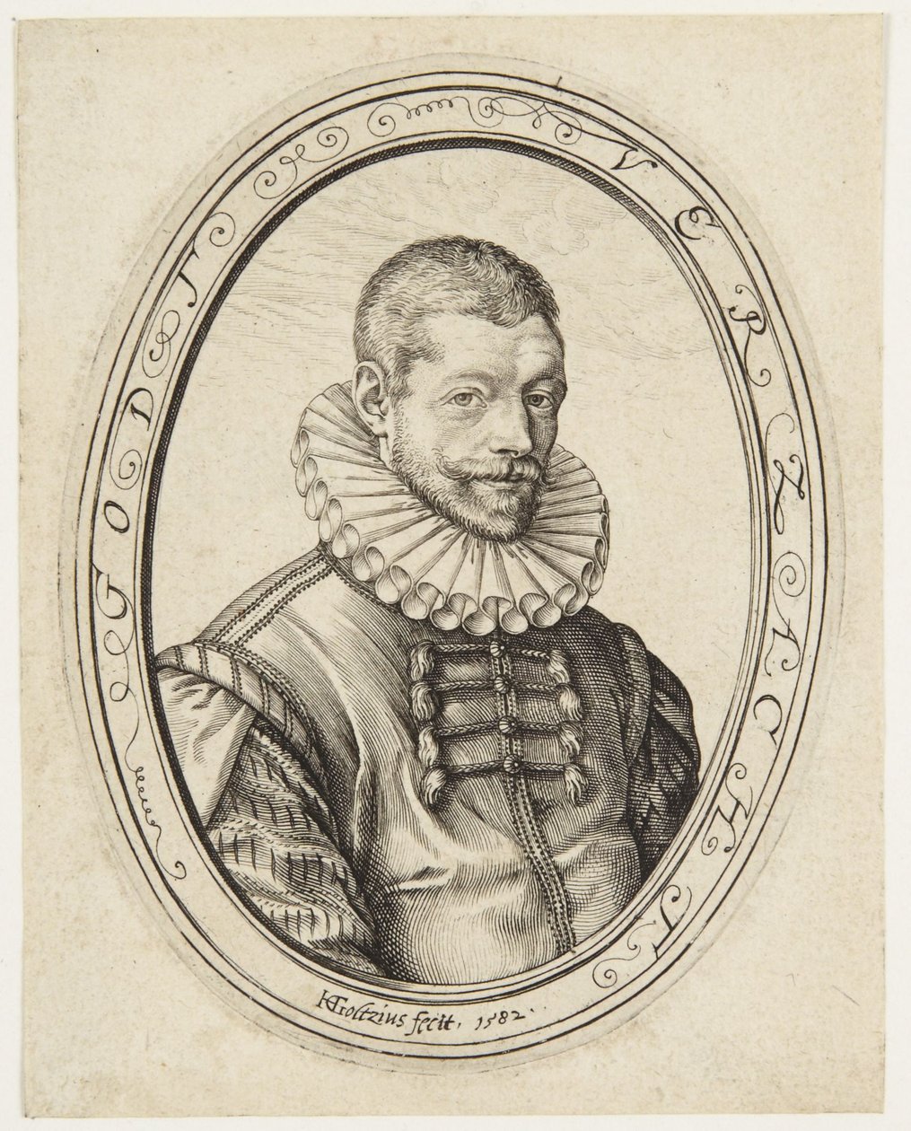 Hans Felbier autorstwa Hendrick Goltzius