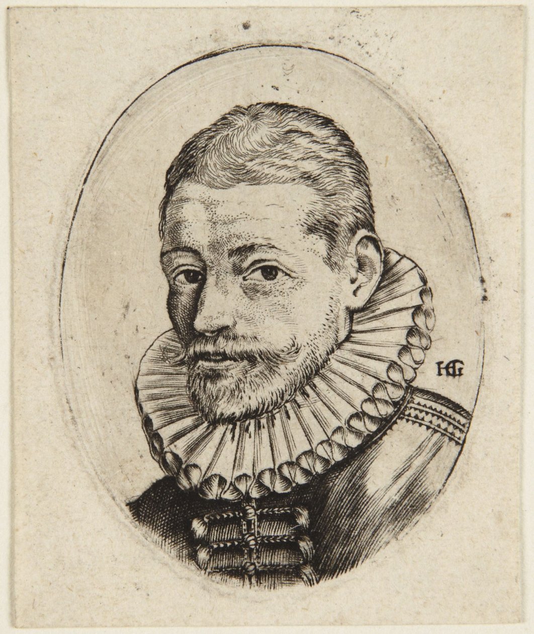 Hans Felbier autorstwa Hendrick Goltzius