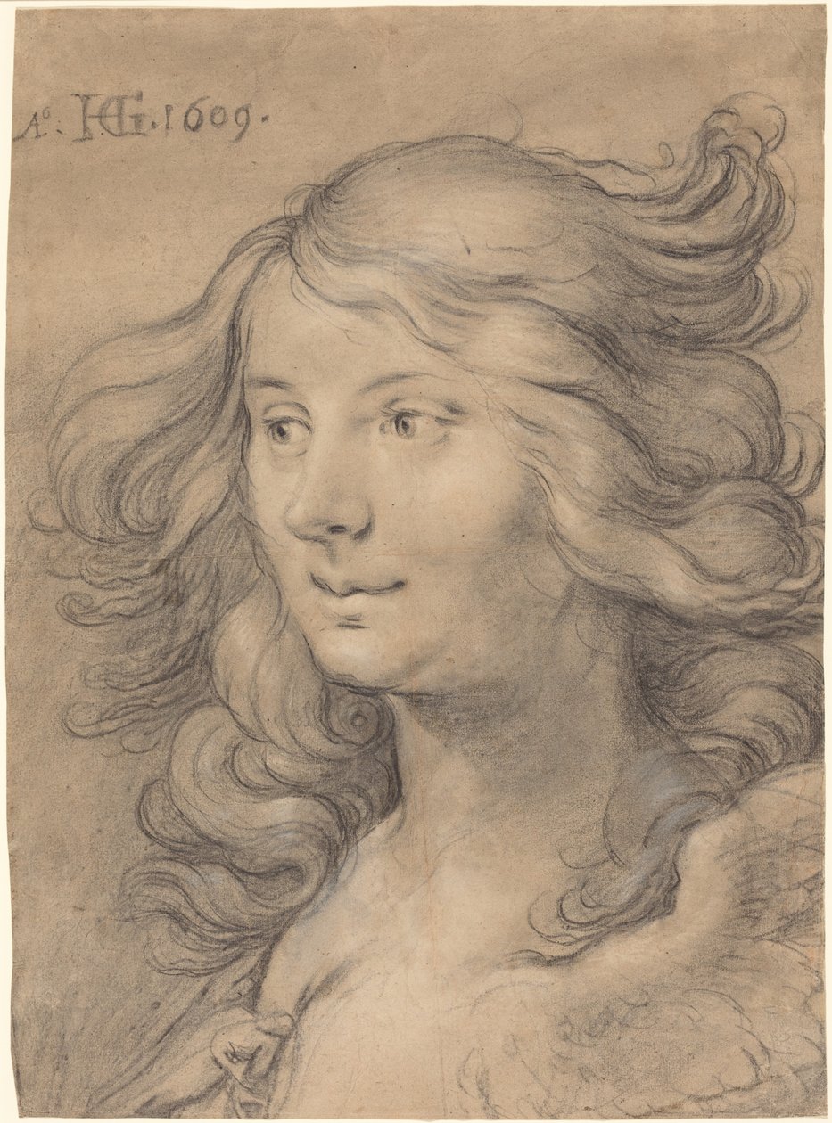 Głowa syreny autorstwa Hendrick Goltzius