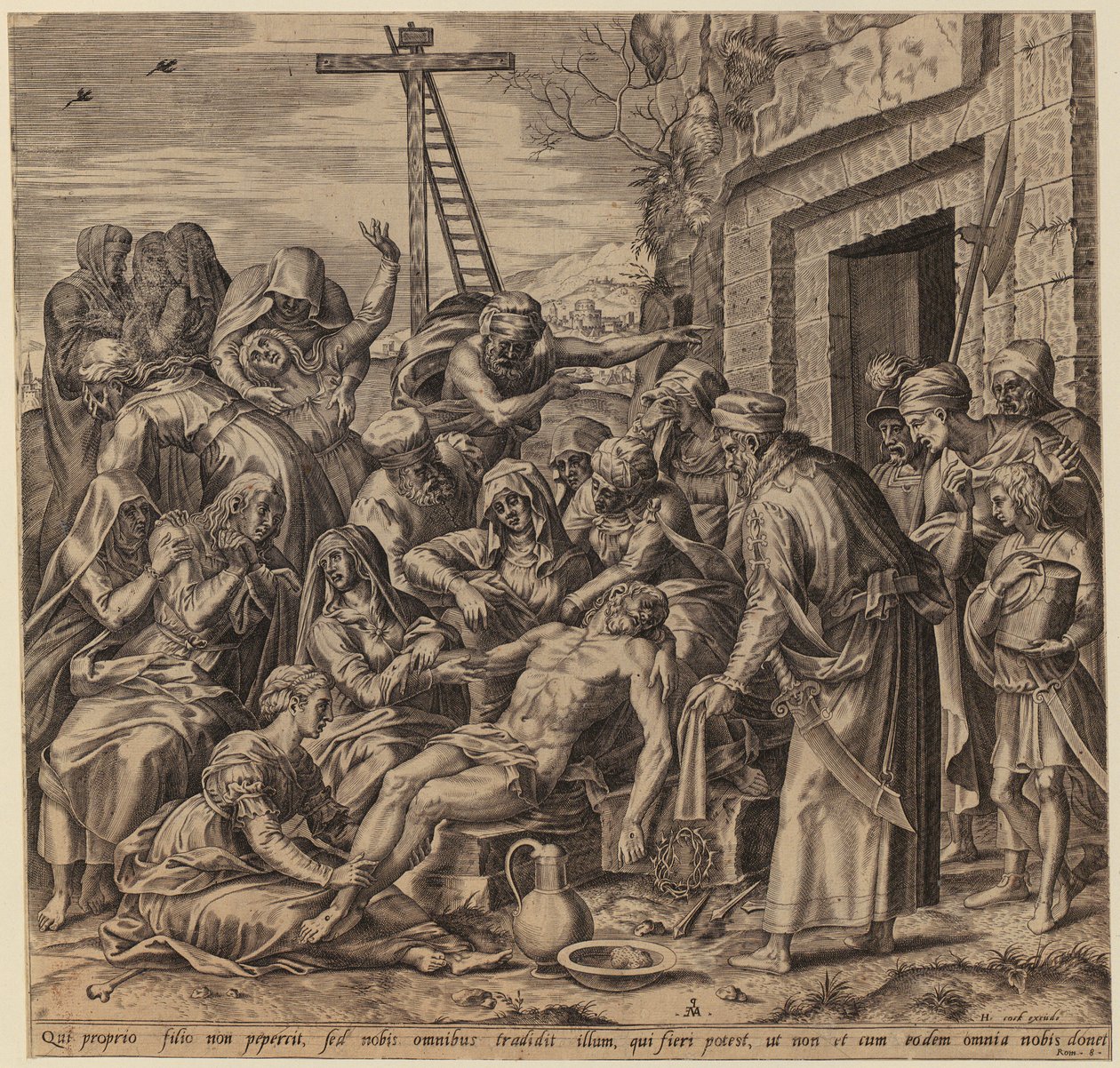Święty Hieronim autorstwa Hendrick Goltzius