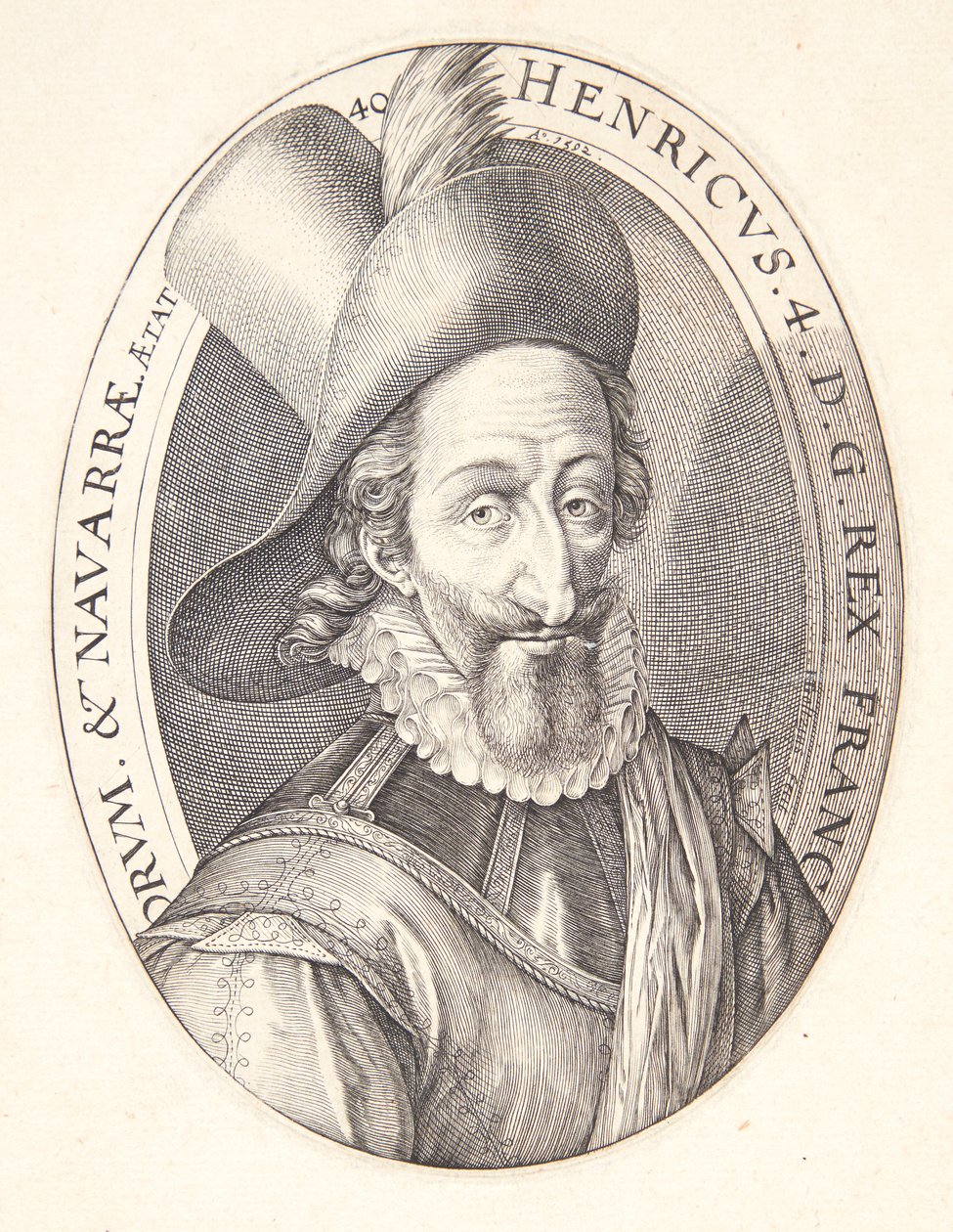 Henryk IV, król Francji autorstwa Hendrick Goltzius