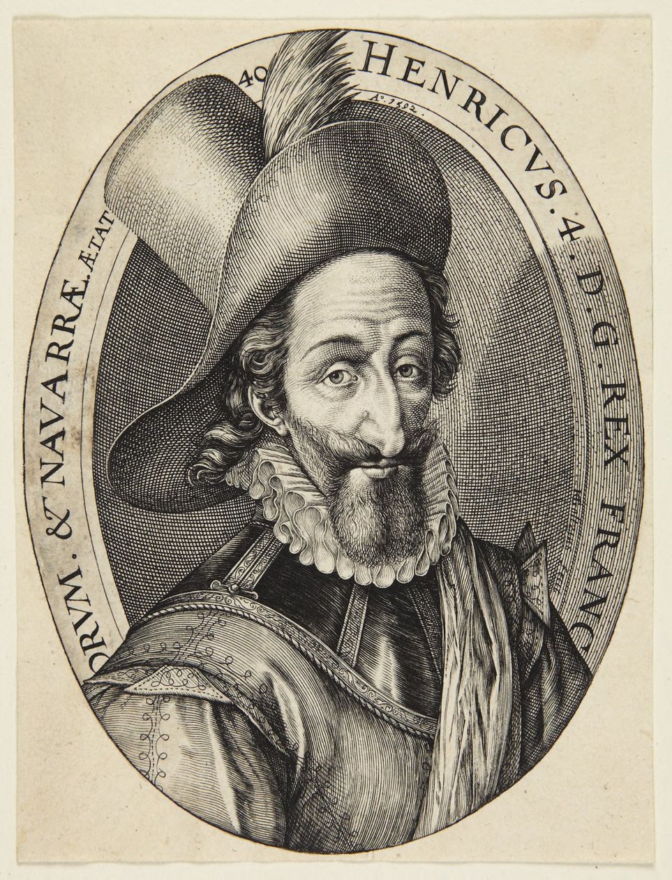 Henryk IV, król Francji autorstwa Hendrick Goltzius