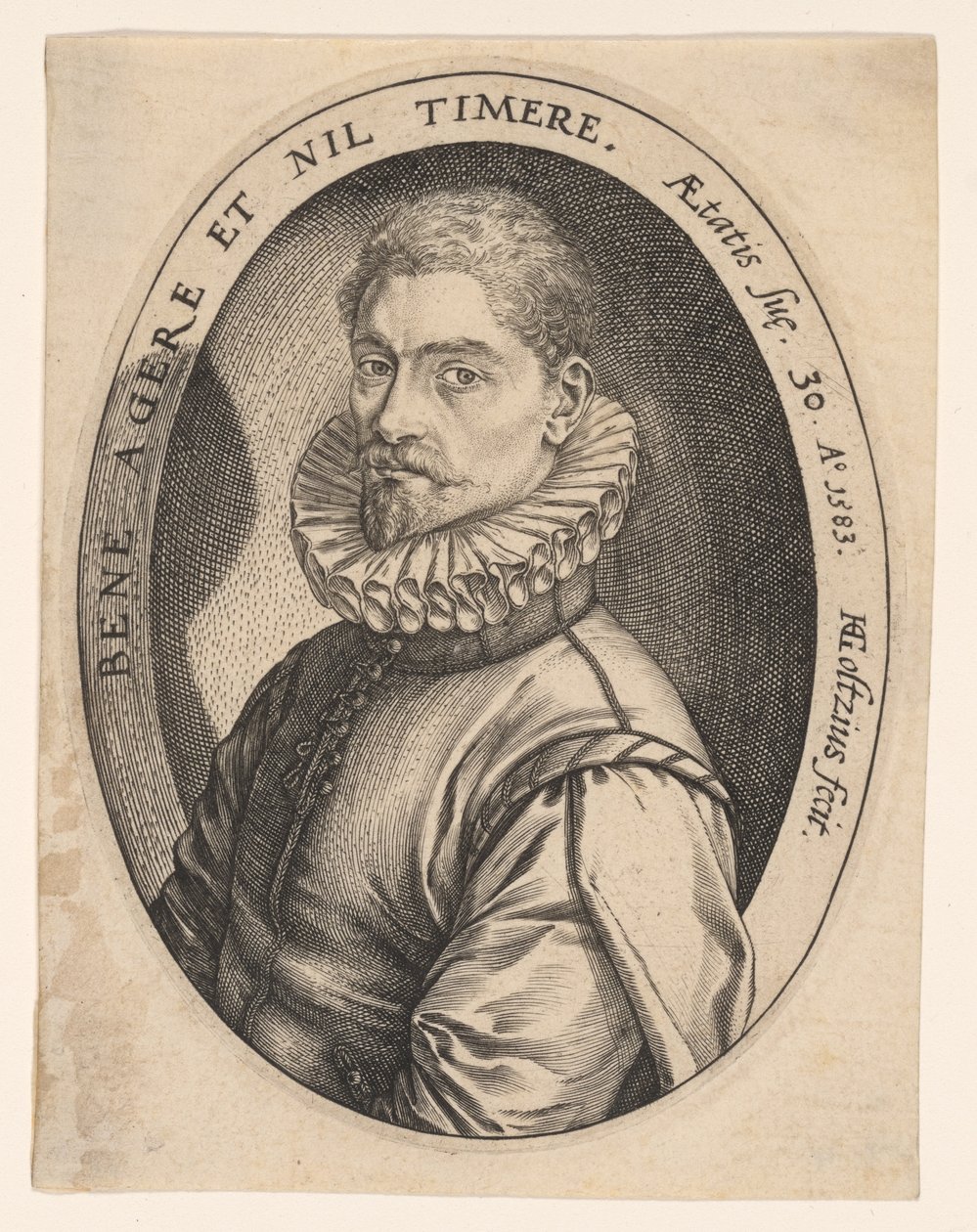 Hieronymous Scholiers autorstwa Hendrick Goltzius