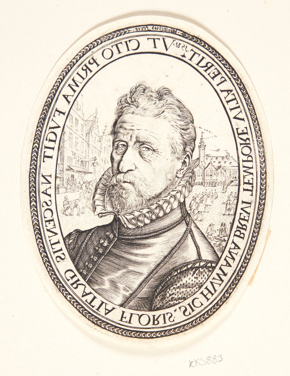 Hieronymus Scholiers autorstwa Hendrick Goltzius
