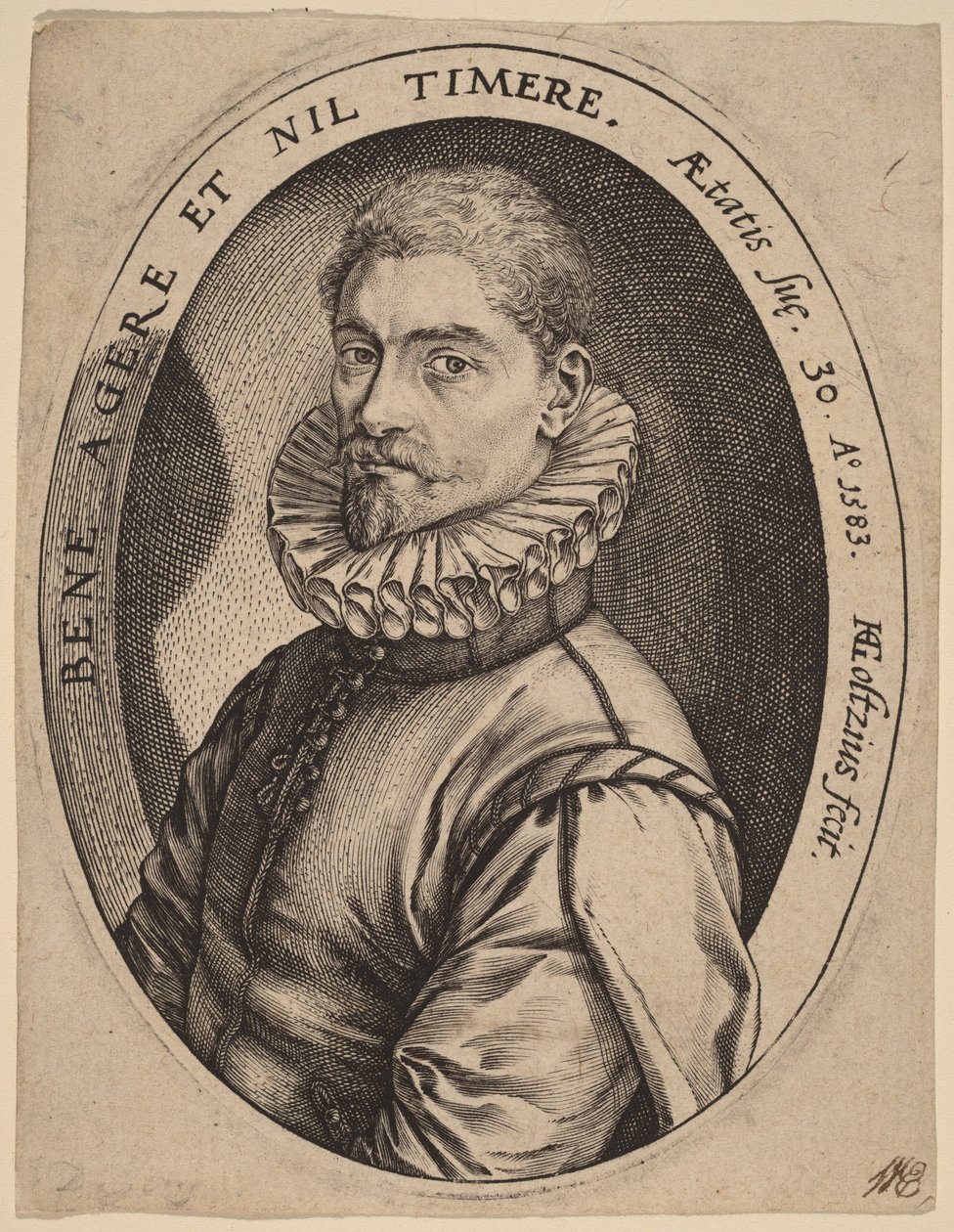 Hieronymus Scholiers autorstwa Hendrick Goltzius