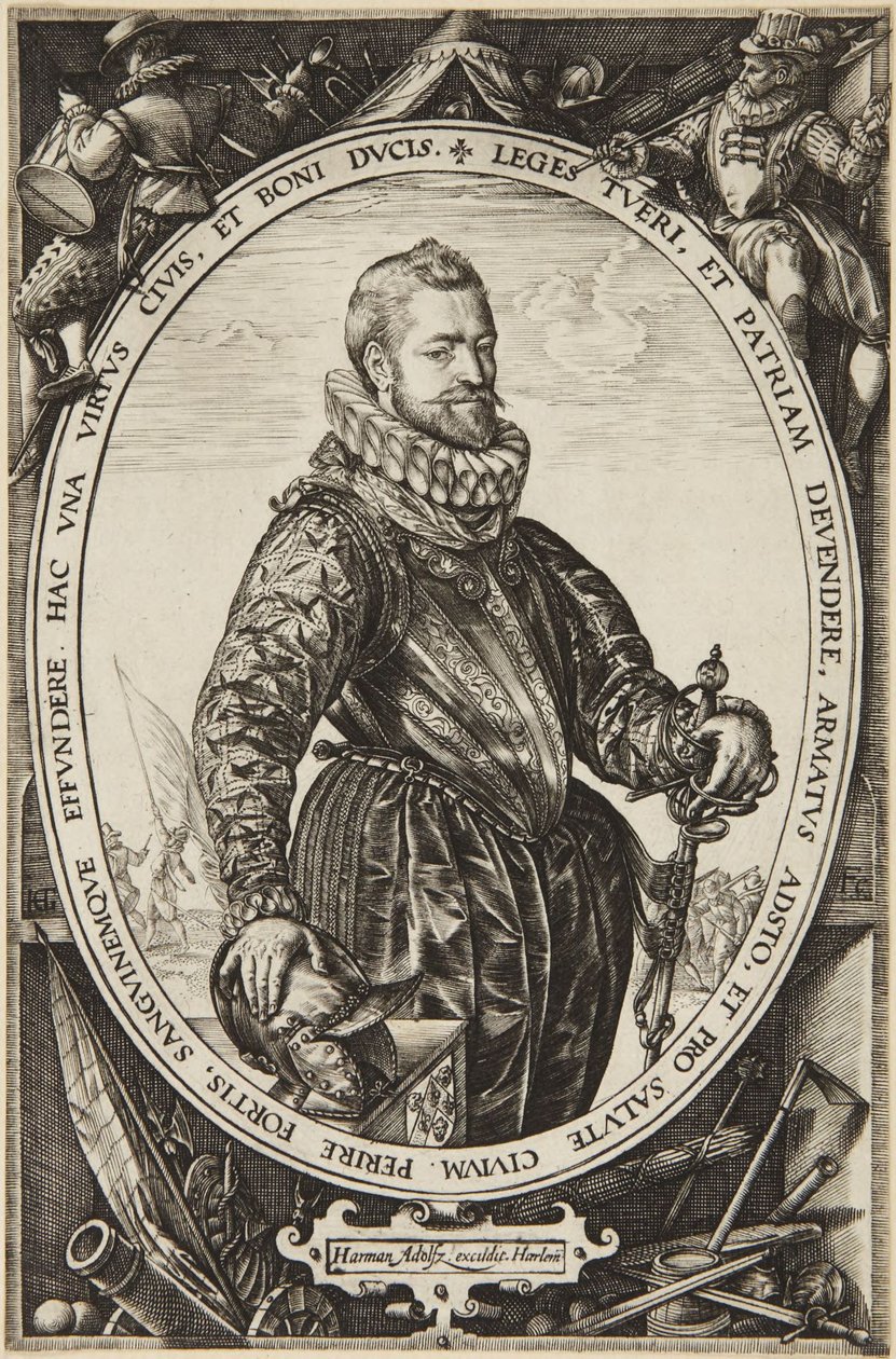 Jacques de la Faille autorstwa Hendrick Goltzius