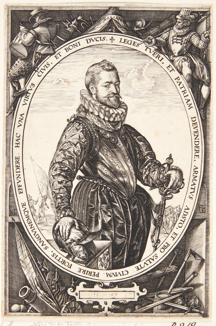 Jacques de la Faille autorstwa Hendrick Goltzius