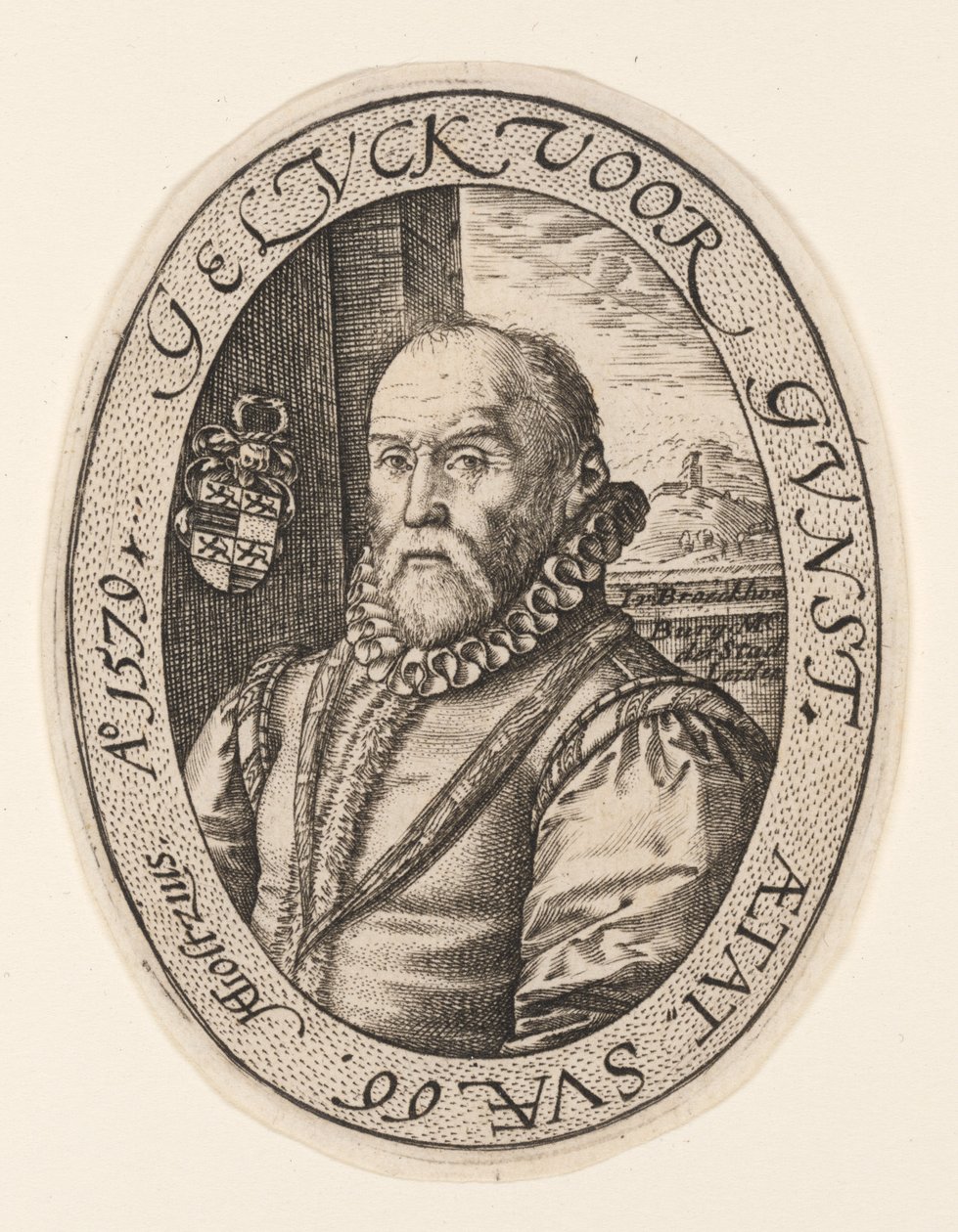 Jan van Broekhoven autorstwa Hendrick Goltzius