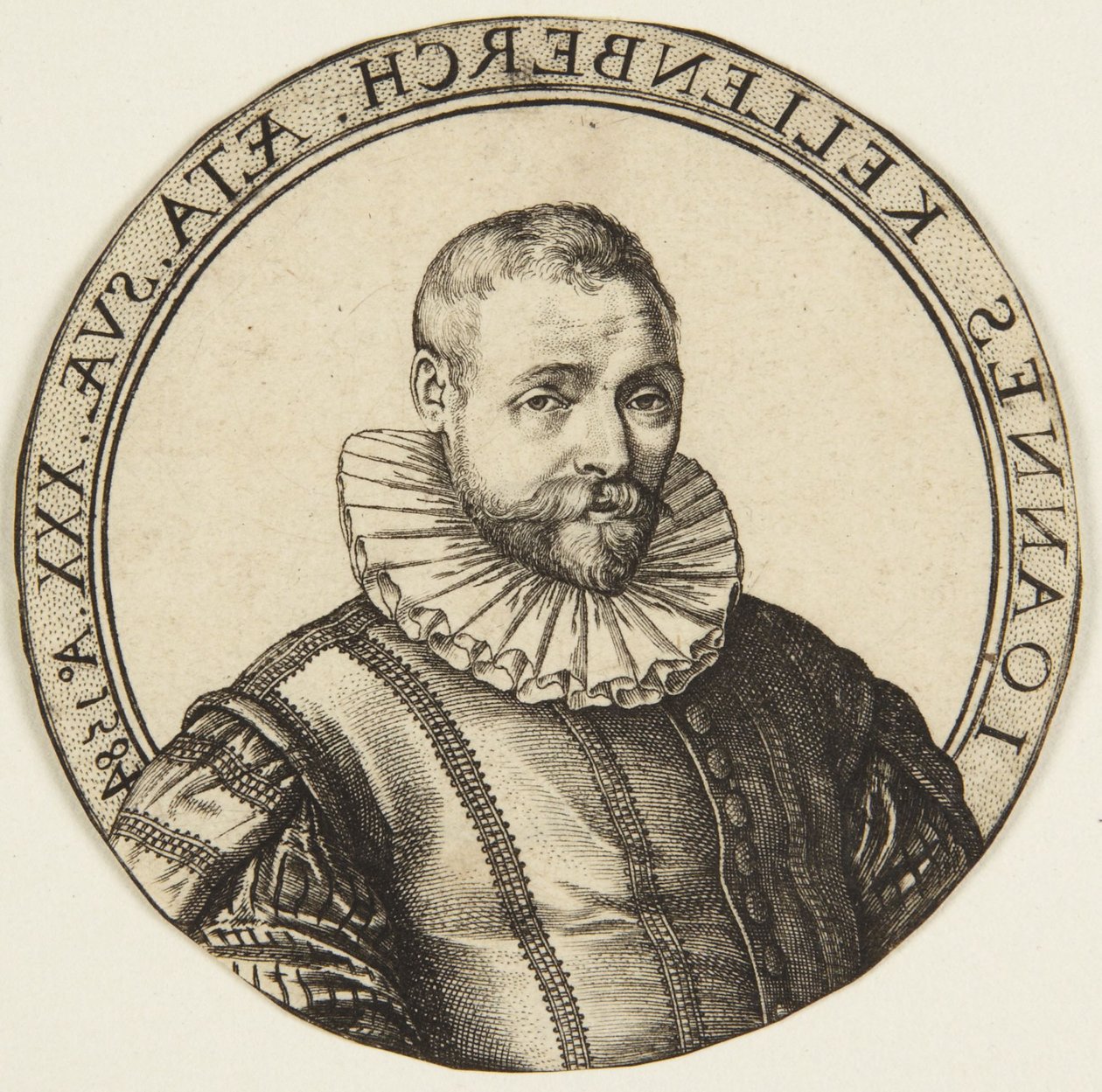 Joannes Kellenberch autorstwa Hendrick Goltzius