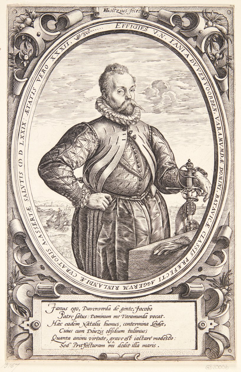 Johan van Duvenvoorde autorstwa Hendrick Goltzius