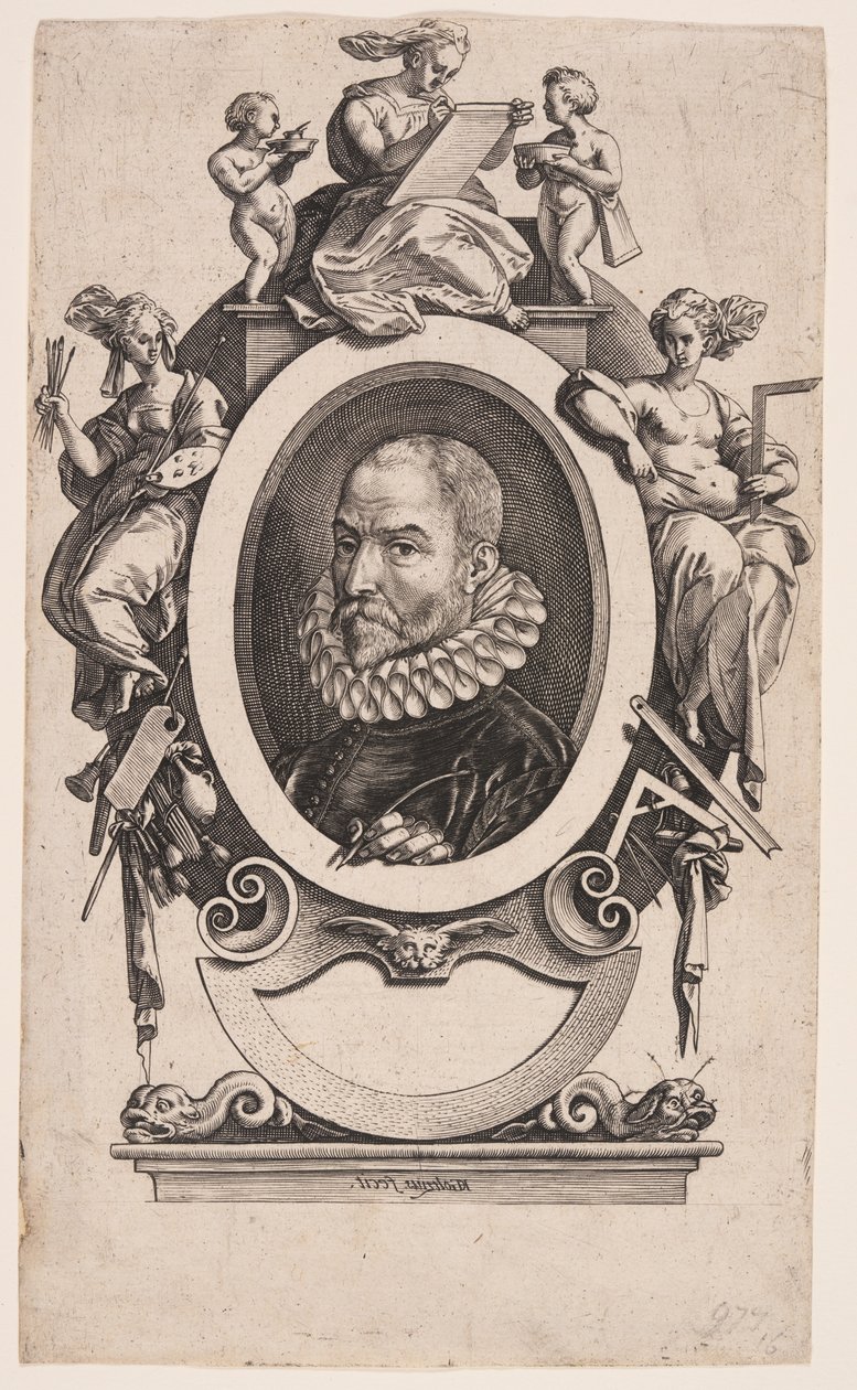 John Stradanus autorstwa Hendrick Goltzius