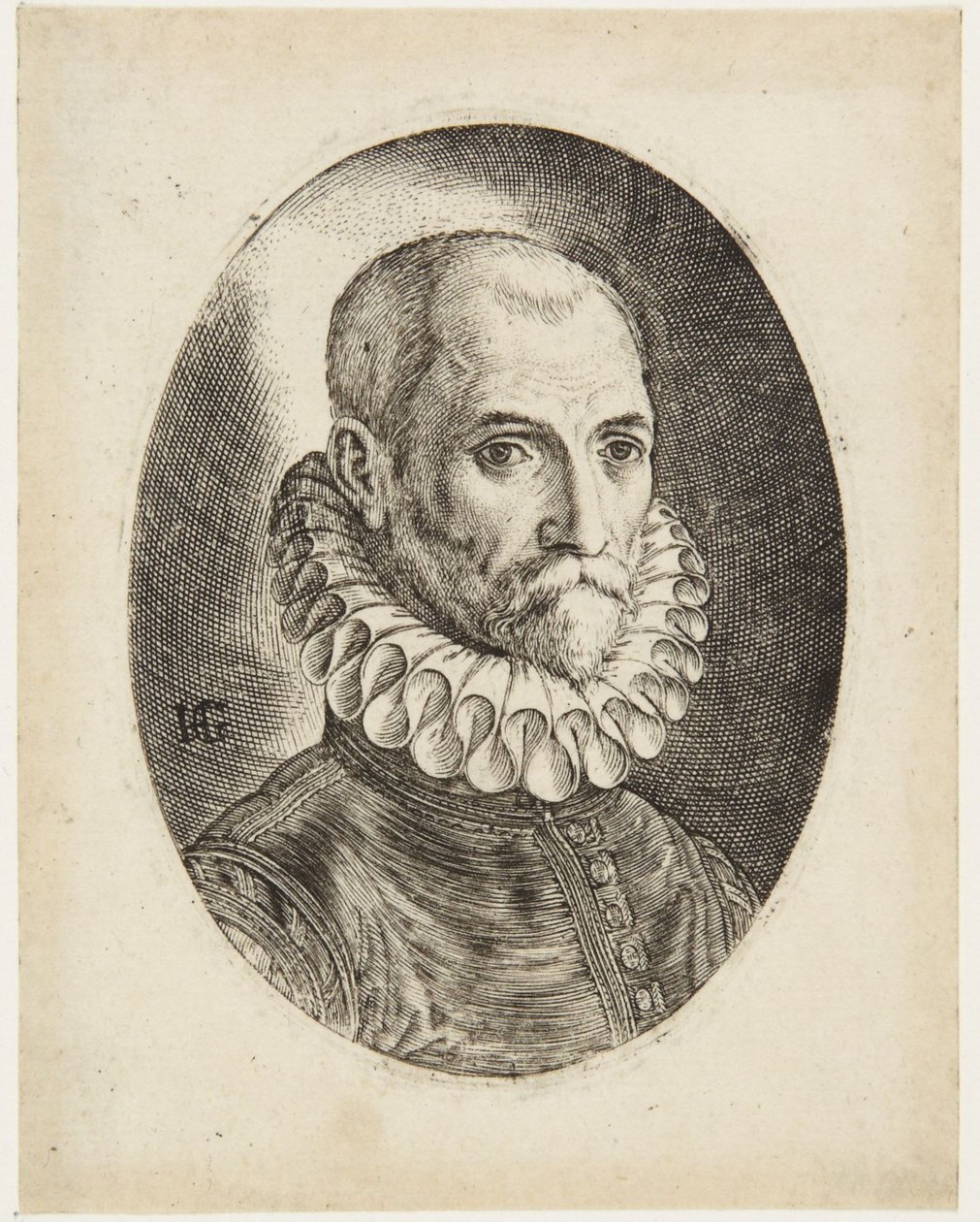 Johannes Stradanus autorstwa Hendrick Goltzius