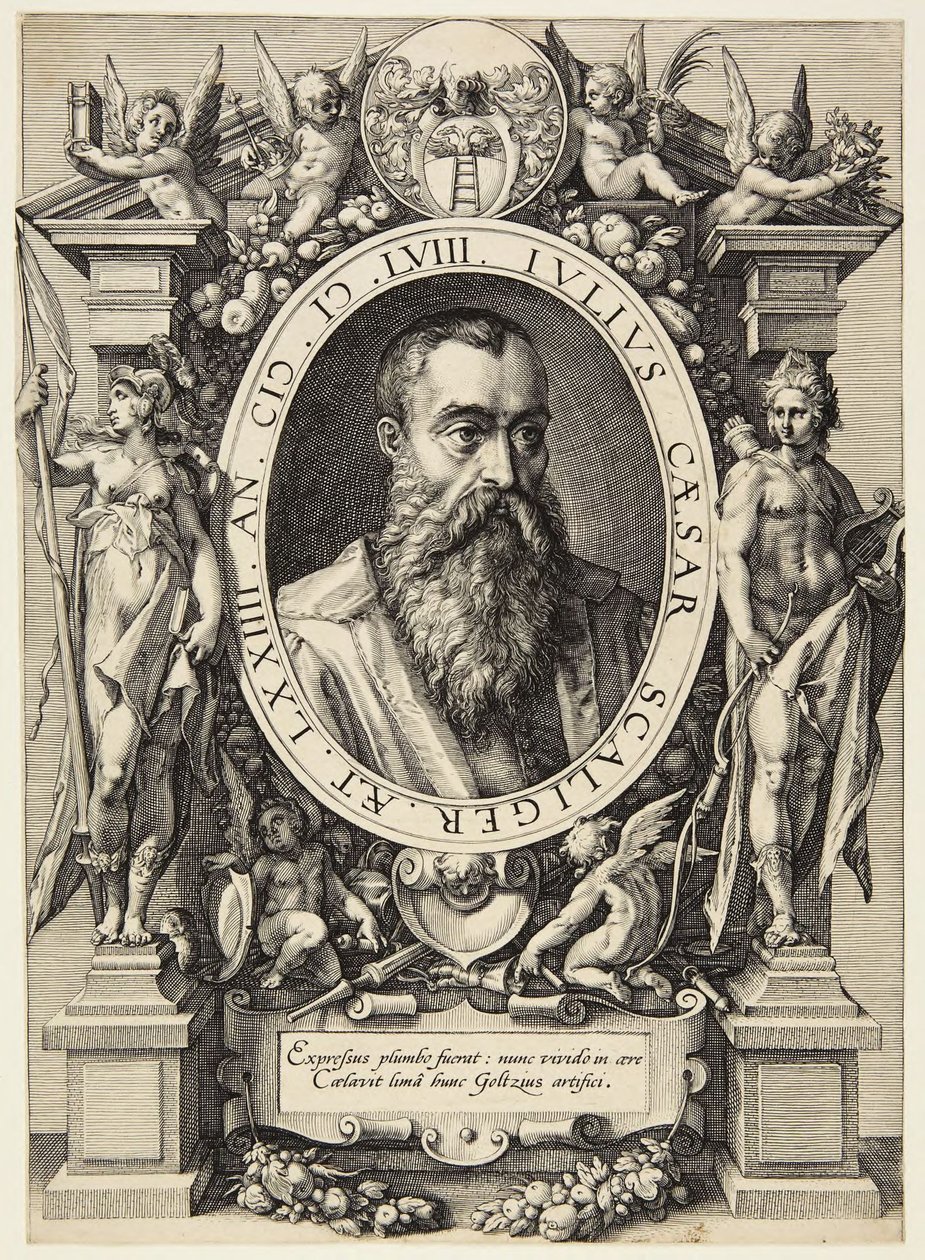 Juliusz Cezar Scaliger autorstwa Hendrick Goltzius