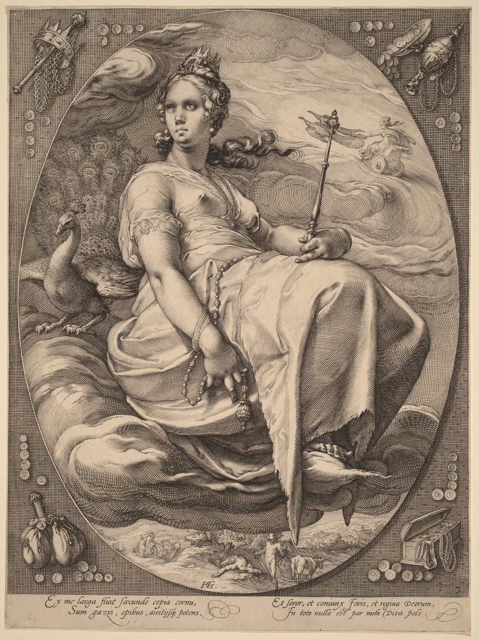 czerwiec autorstwa Hendrick Goltzius