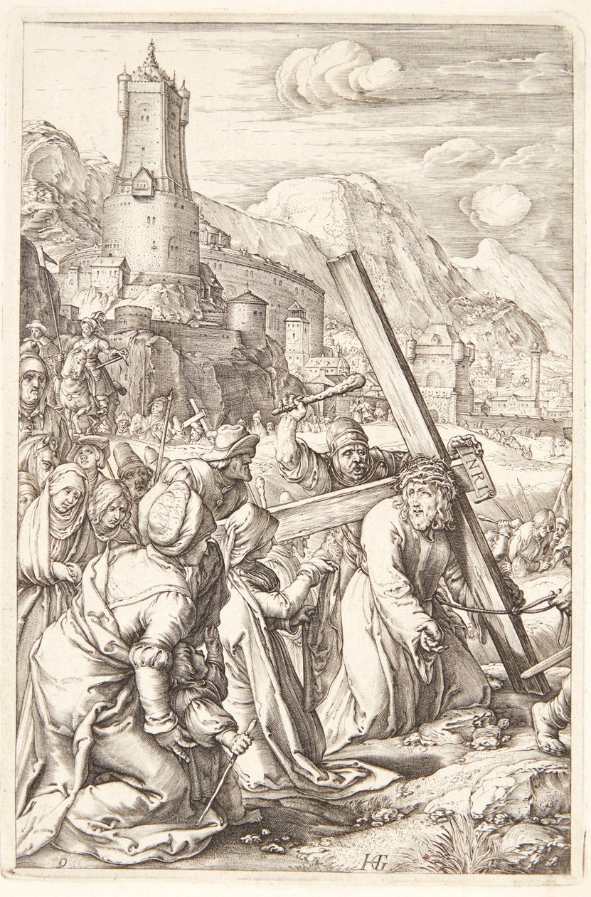 Droga Krzyżowa autorstwa Hendrick Goltzius