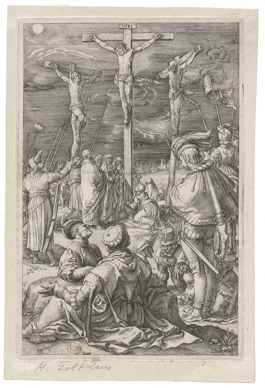 Ukrzyżowanie autorstwa Hendrick Goltzius