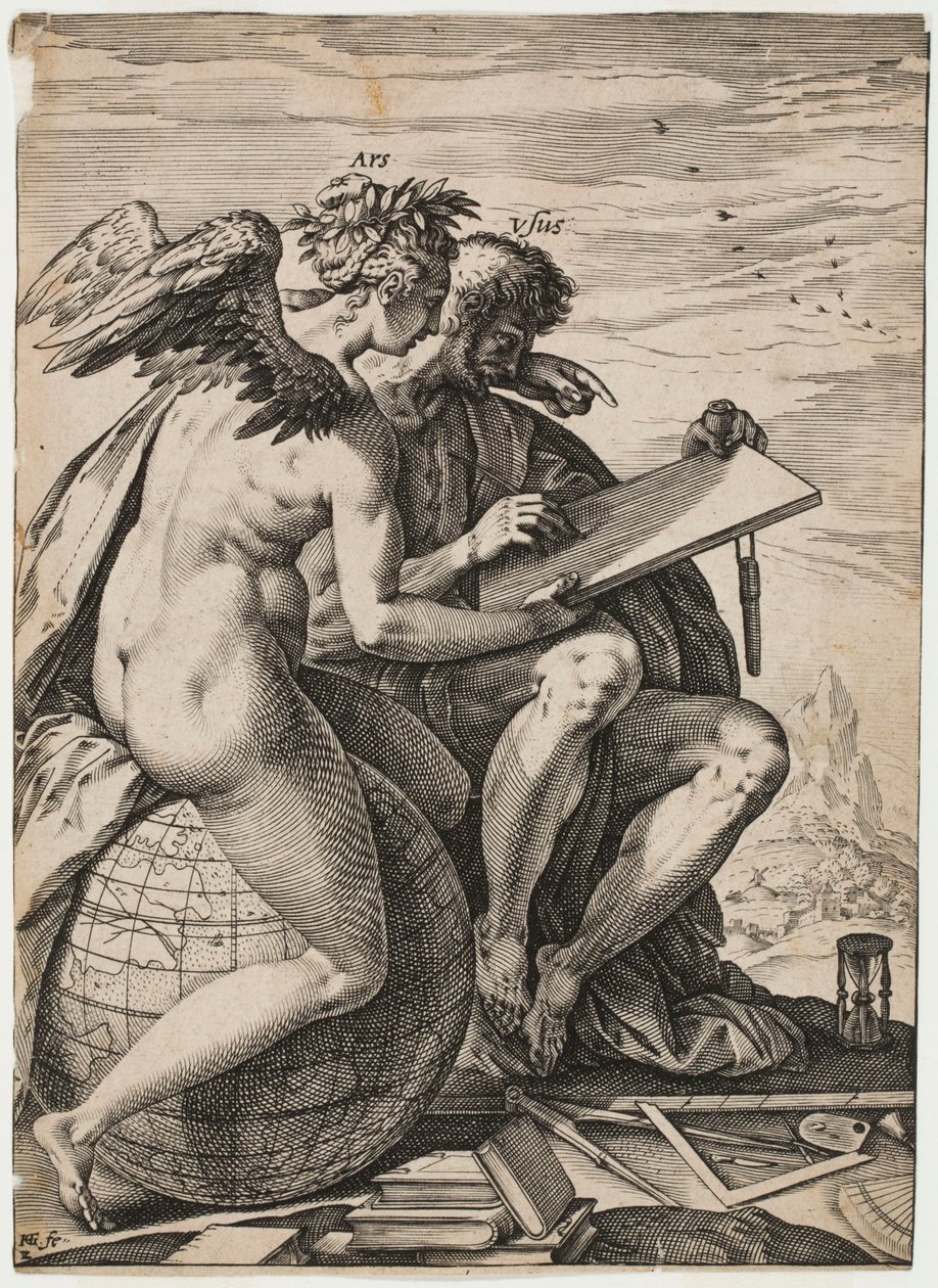 Sztuka i praktyka (Ars, Usus) autorstwa Hendrick Goltzius