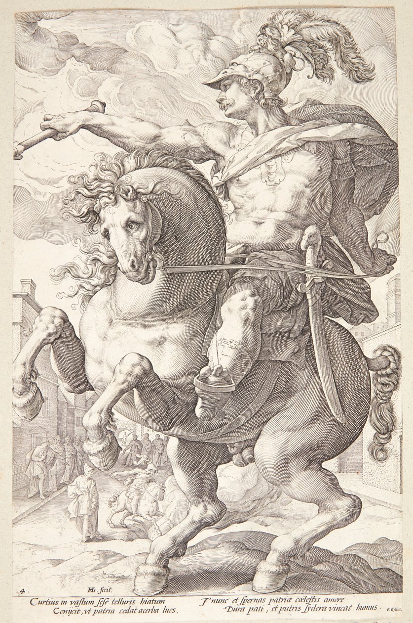 Marek Kurcjusz autorstwa Hendrick Goltzius