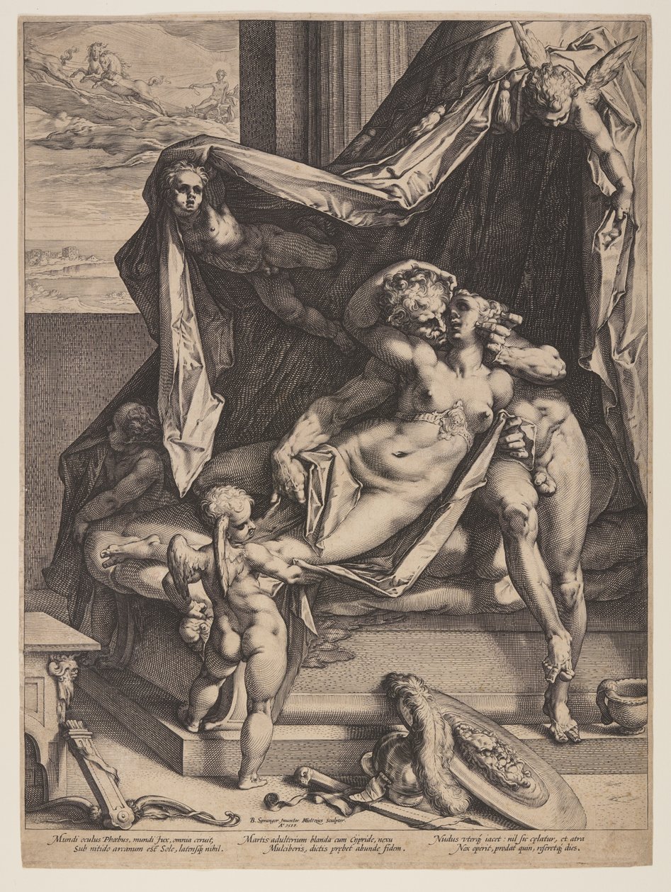 Mars i Wenus autorstwa Hendrick Goltzius