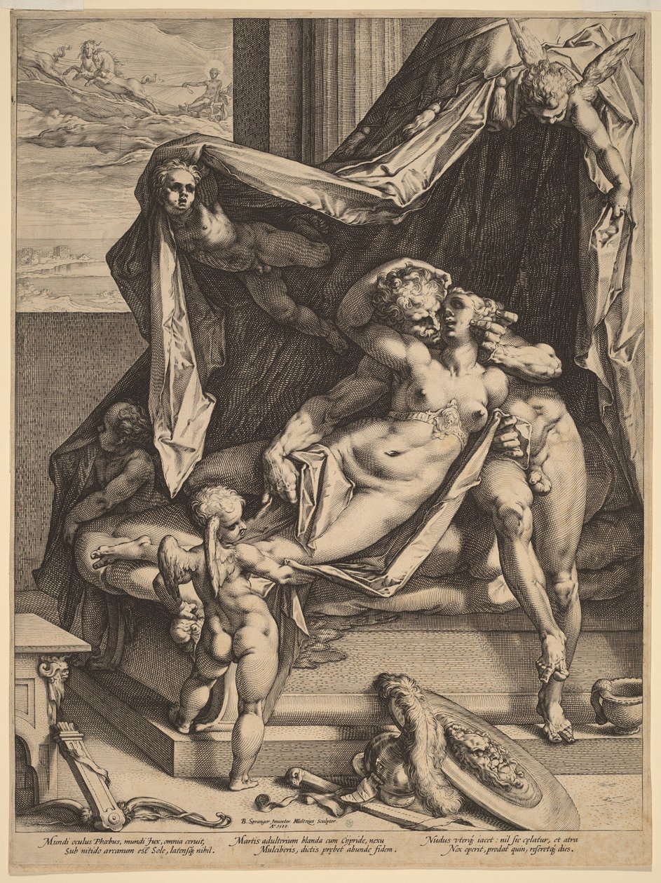 Mars i Wenus autorstwa Hendrick Goltzius