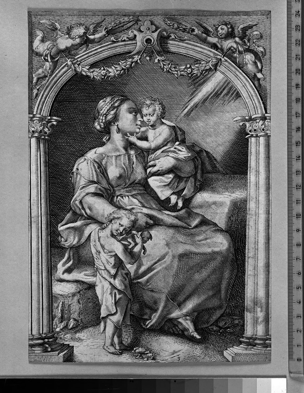 Miłość bliźniego autorstwa Hendrick Goltzius