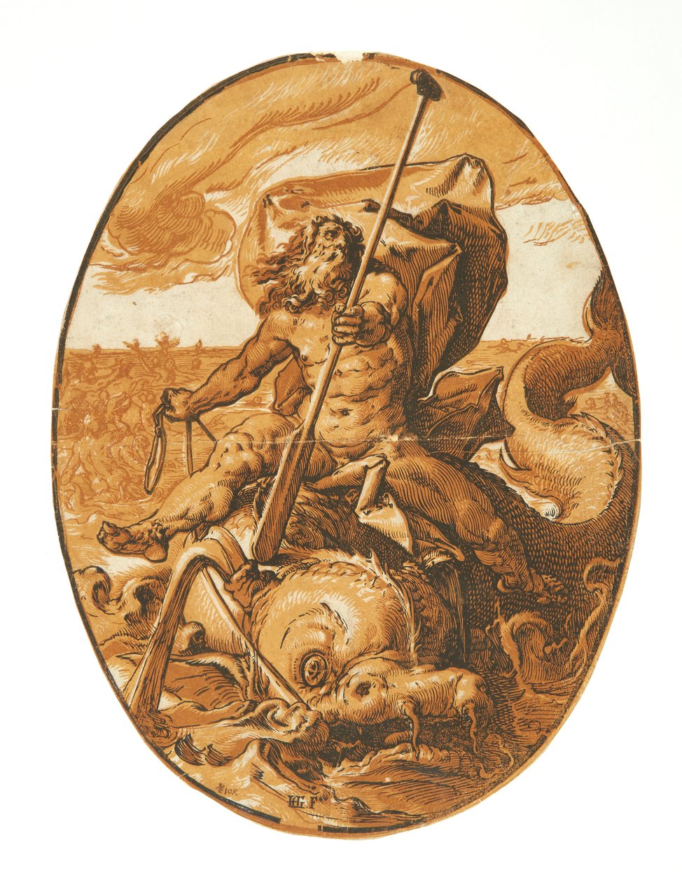 Neptun autorstwa Hendrick Goltzius