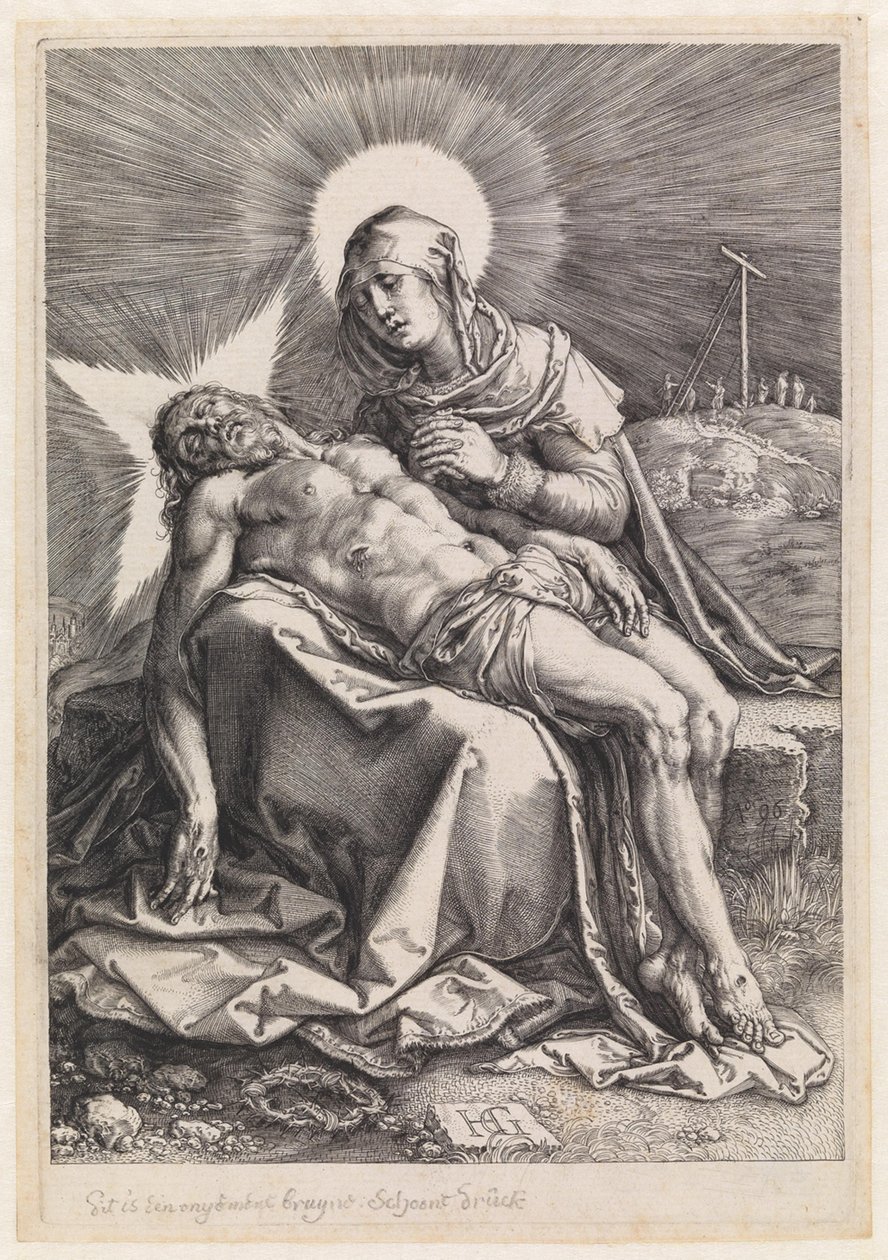 Pieta autorstwa Hendrick Goltzius