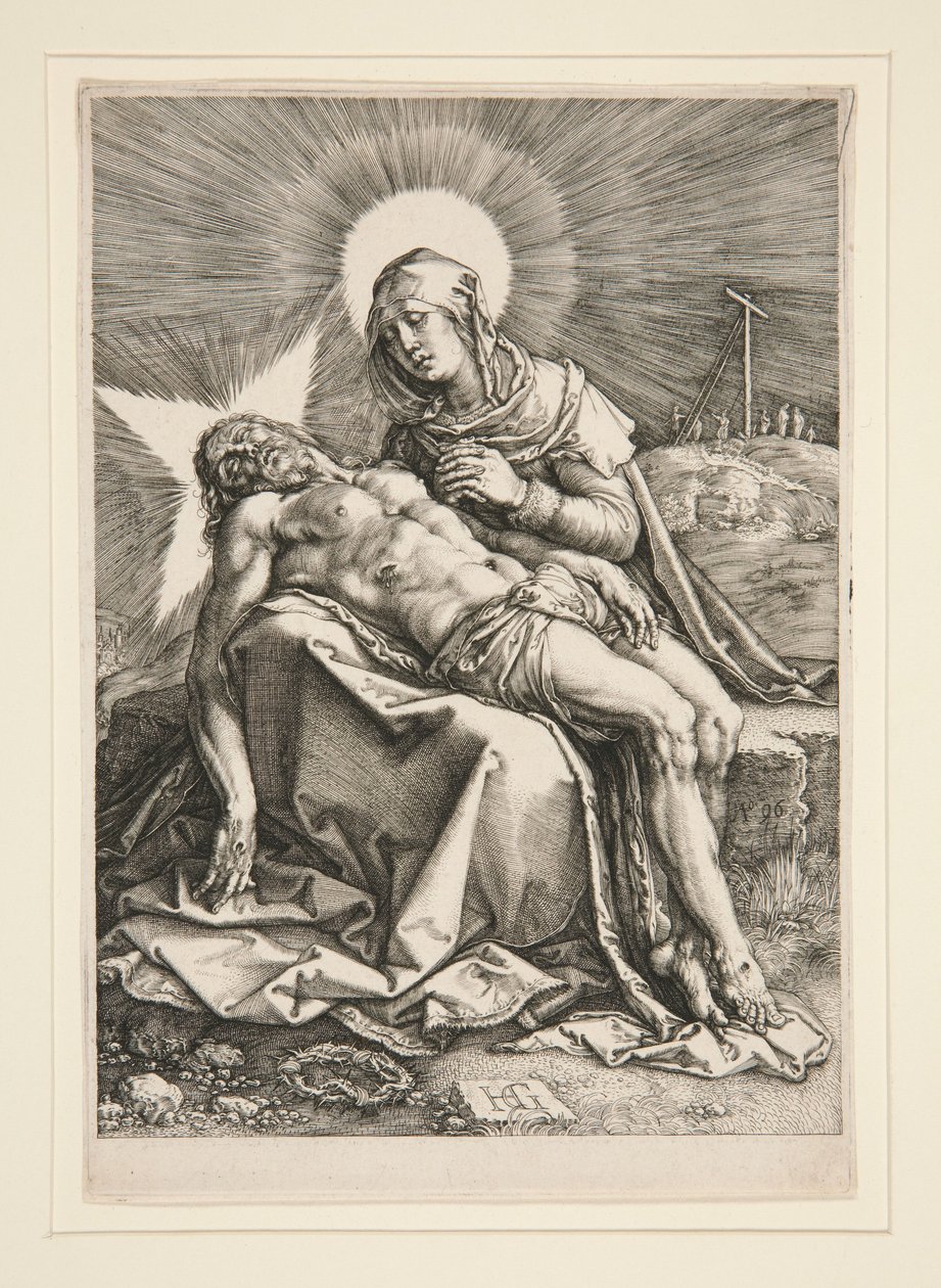 Pietà autorstwa Hendrick Goltzius
