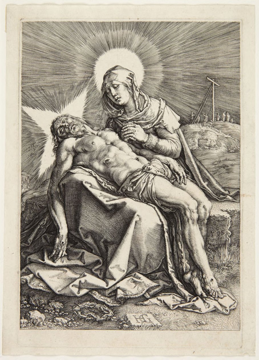 Pietà autorstwa Hendrick Goltzius