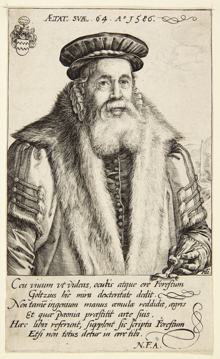 Pieter van Foreest autorstwa Hendrick Goltzius