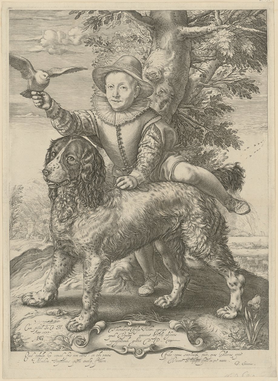 Portret Frederika de Vriesa autorstwa Hendrick Goltzius