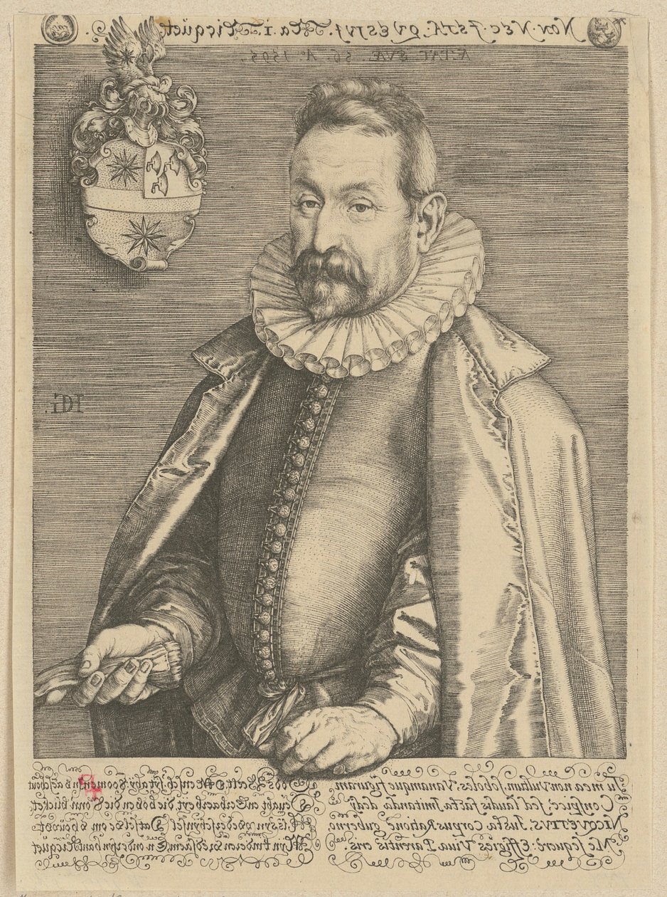 Portret Jana Nicqueta autorstwa Hendrick Goltzius