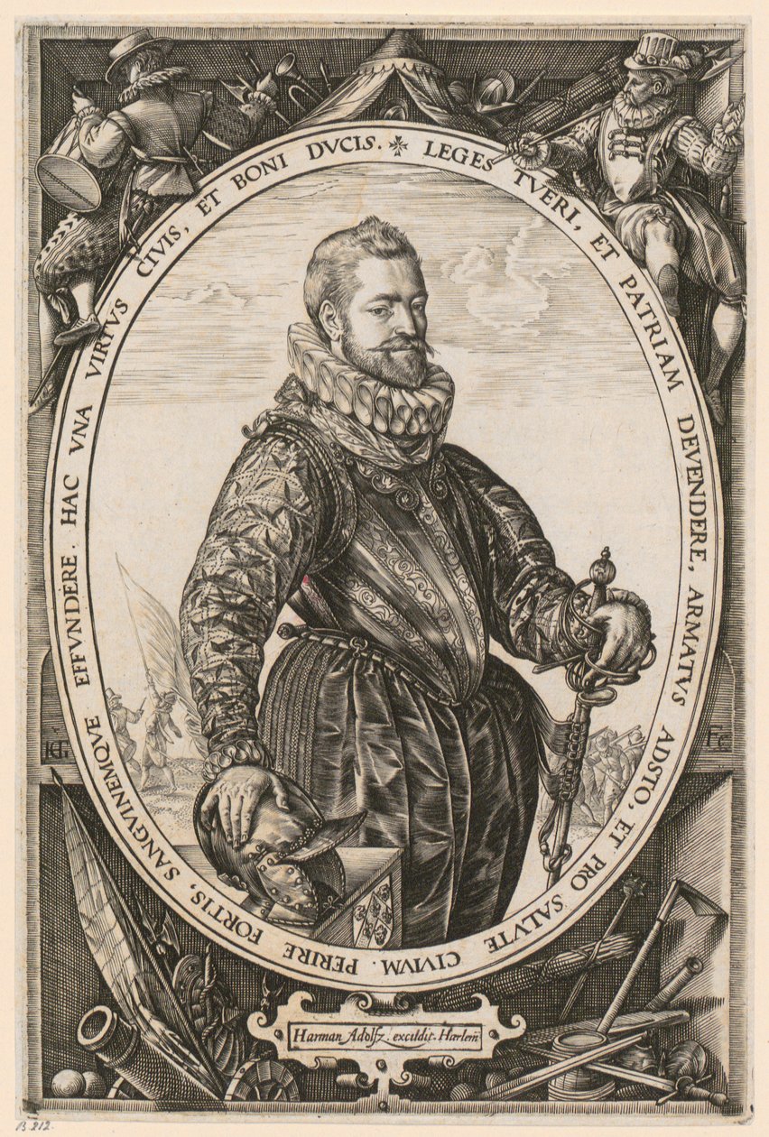 Portret Jacques’a de la Faille’a autorstwa Hendrick Goltzius