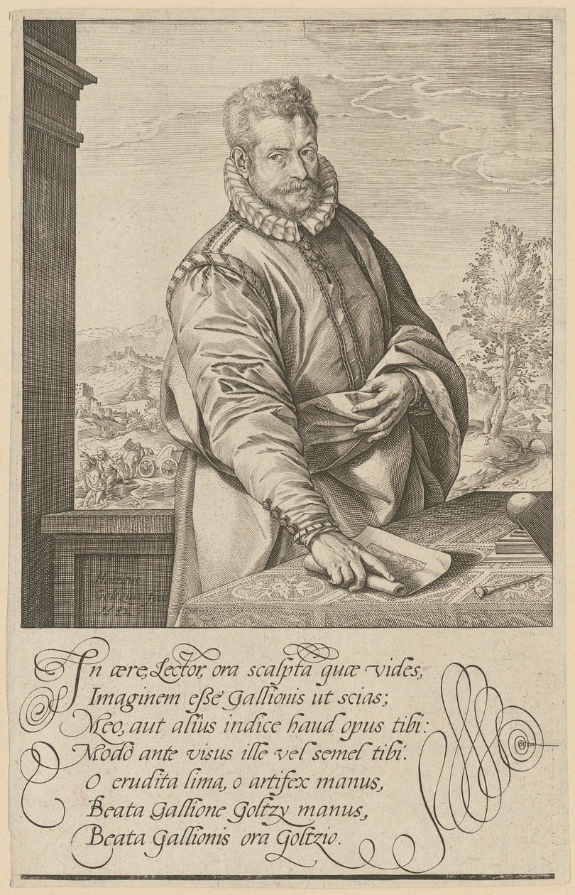 Portret Philipa Galle’a autorstwa Hendrick Goltzius