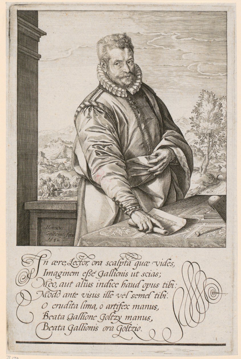 Portret Philipa Galle’a autorstwa Hendrick Goltzius
