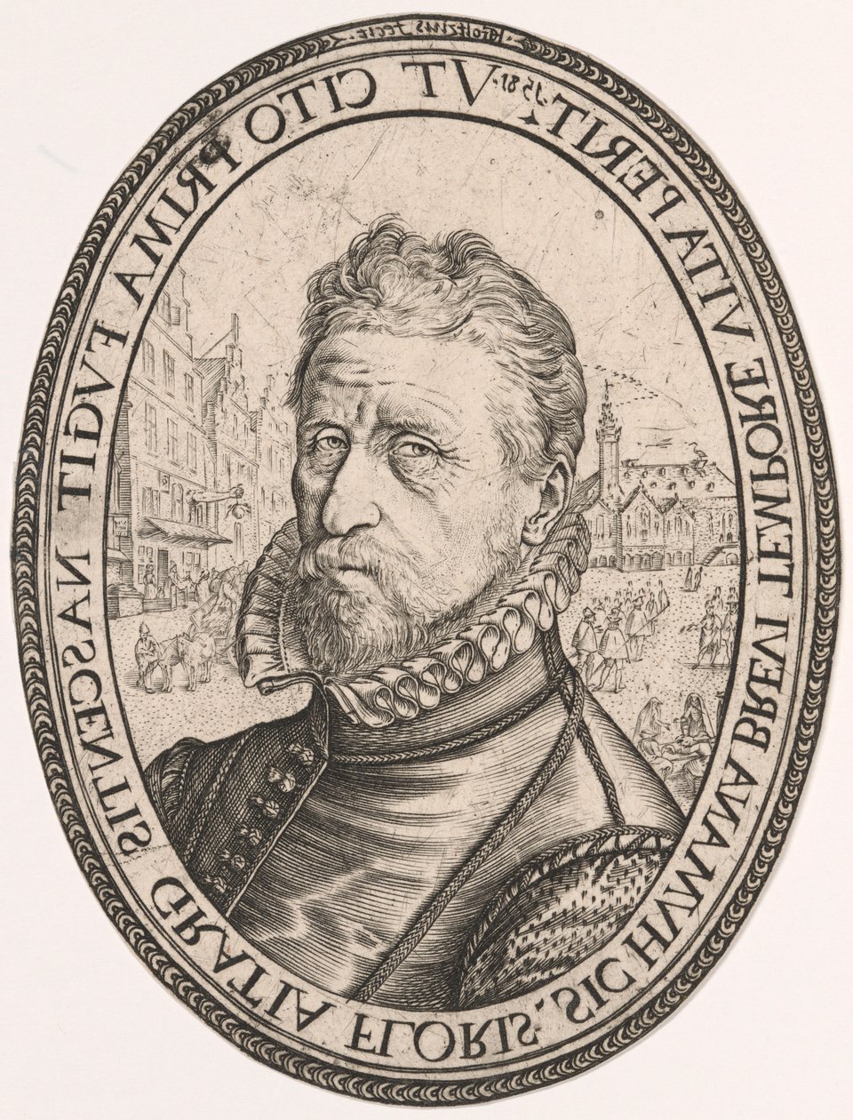 Portret Alberta Fransza Schattera autorstwa Hendrick Goltzius