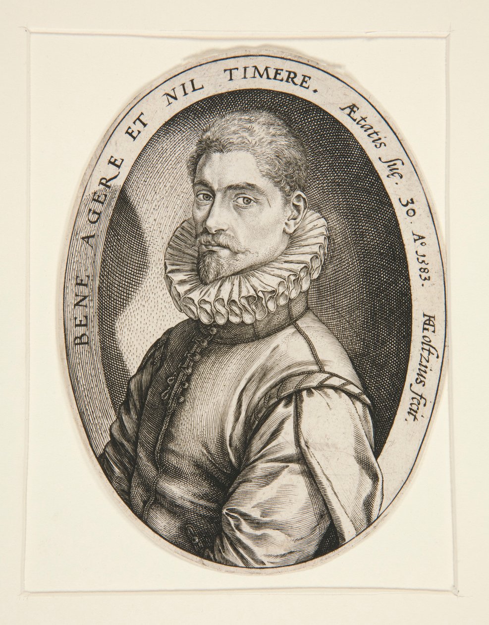 Portret Hieronimów Scholiers autorstwa Hendrick Goltzius