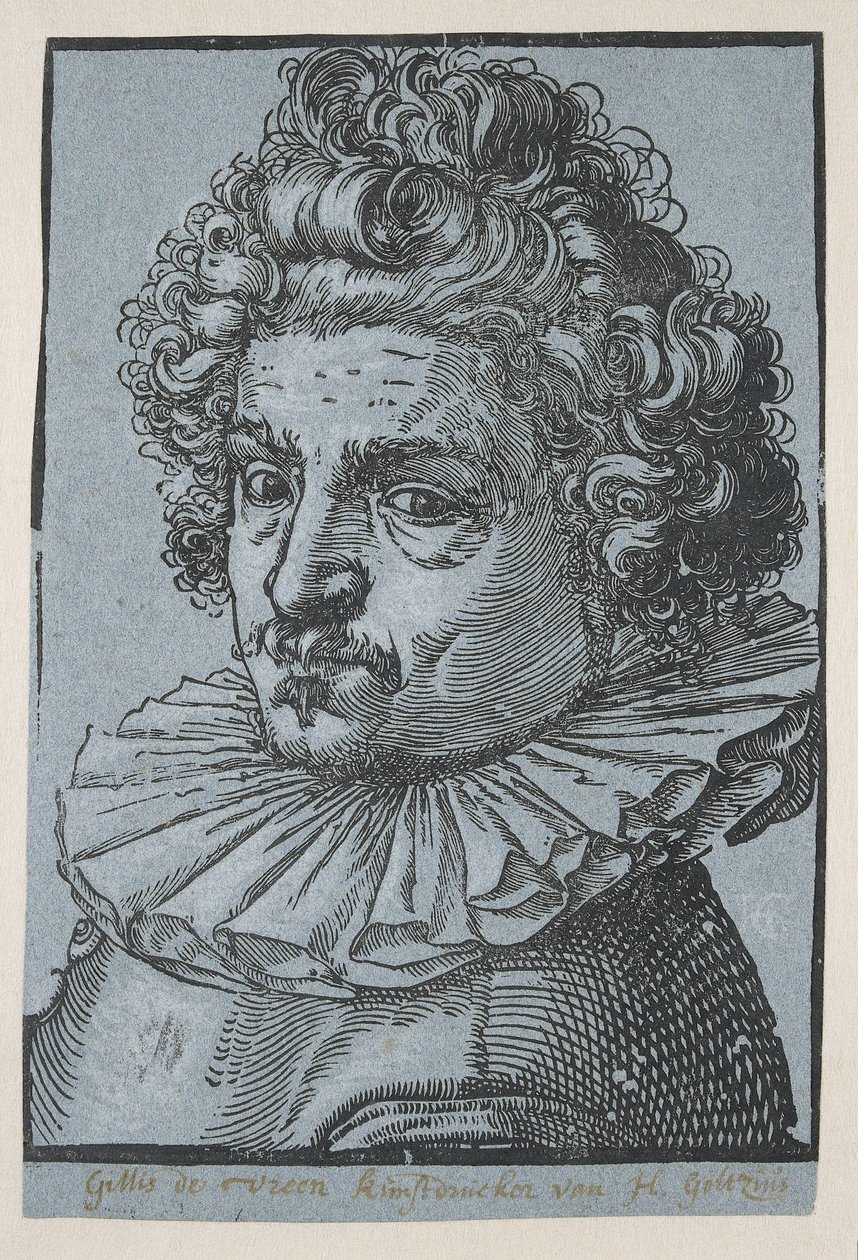 Portret Gillisa van Breen autorstwa Hendrick Goltzius