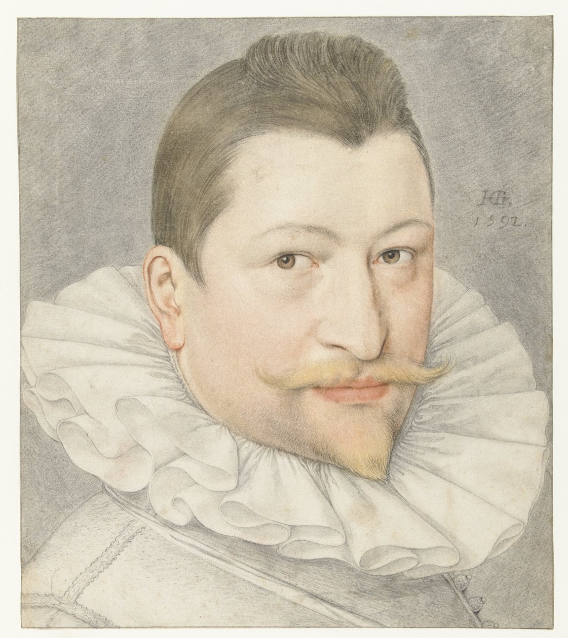 Portret Johannesa Sadelera I autorstwa Hendrick Goltzius