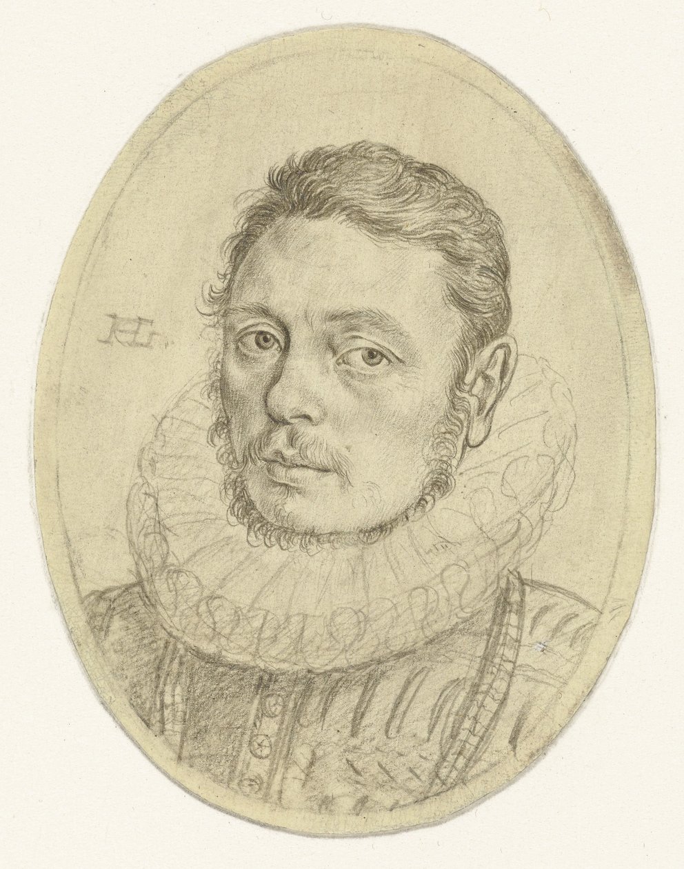 Portret Pietera Dircksza Hasselaera () autorstwa Hendrick Goltzius