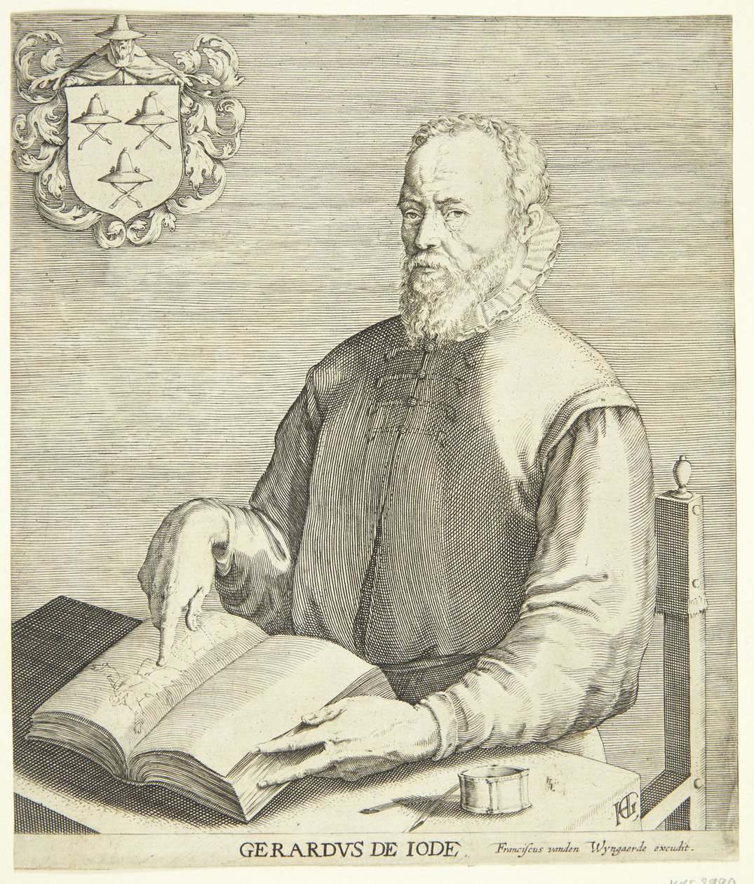 Portret Gerarda de Jode autorstwa Hendrick Goltzius