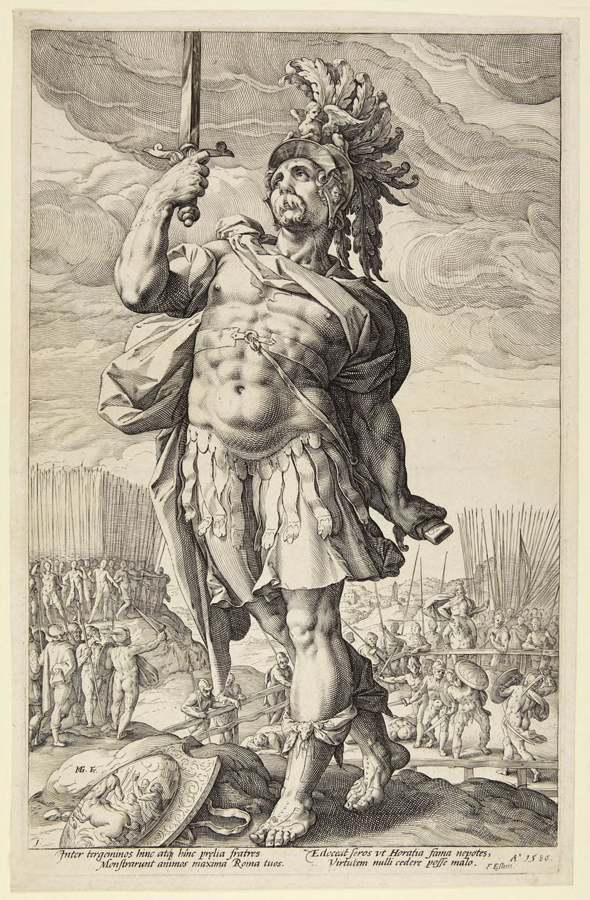 Publius Horatius autorstwa Hendrick Goltzius