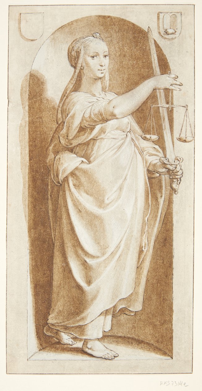 Sprawiedliwość autorstwa Hendrick Goltzius
