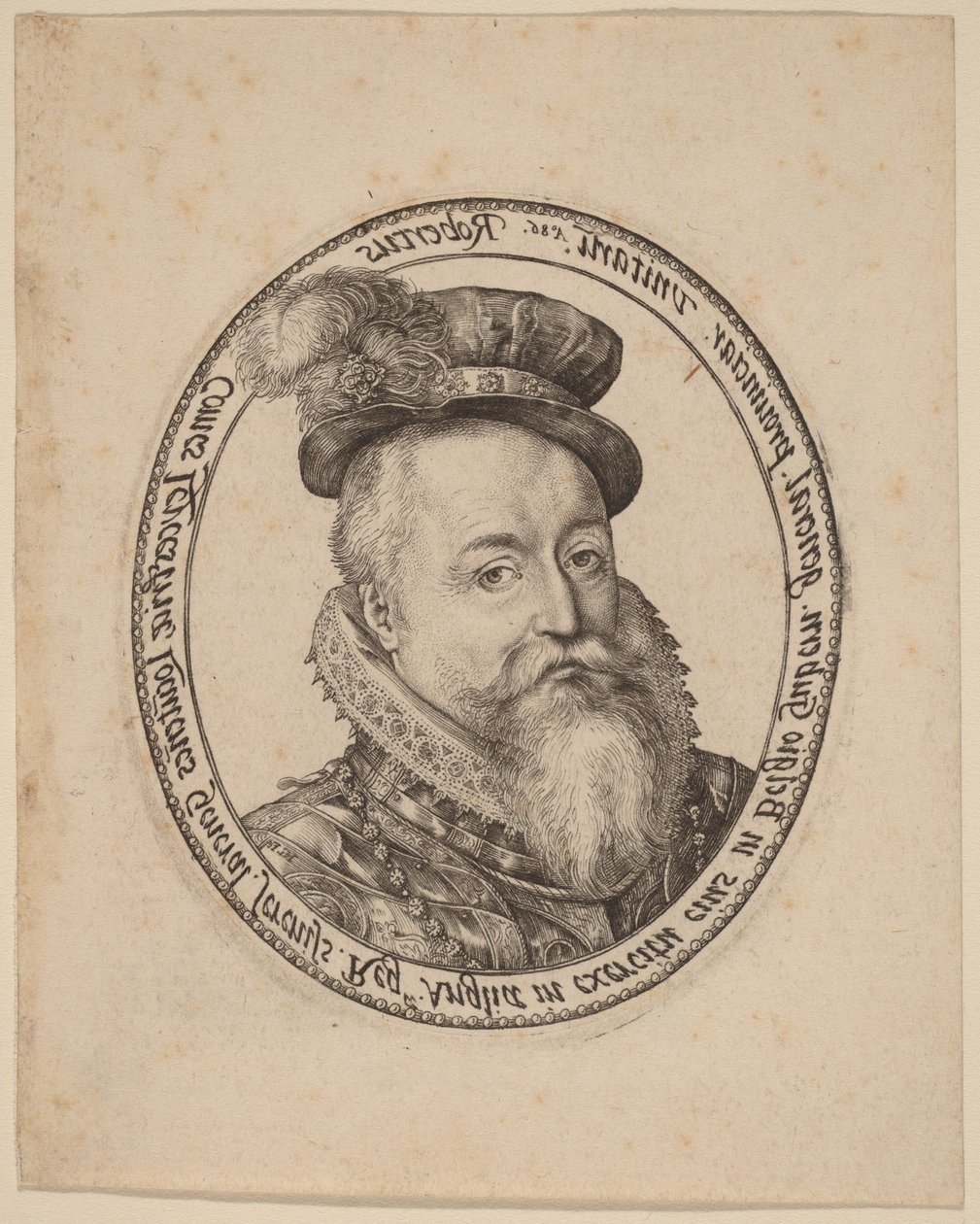 Robert Dudley, hrabia Leicester autorstwa Hendrick Goltzius