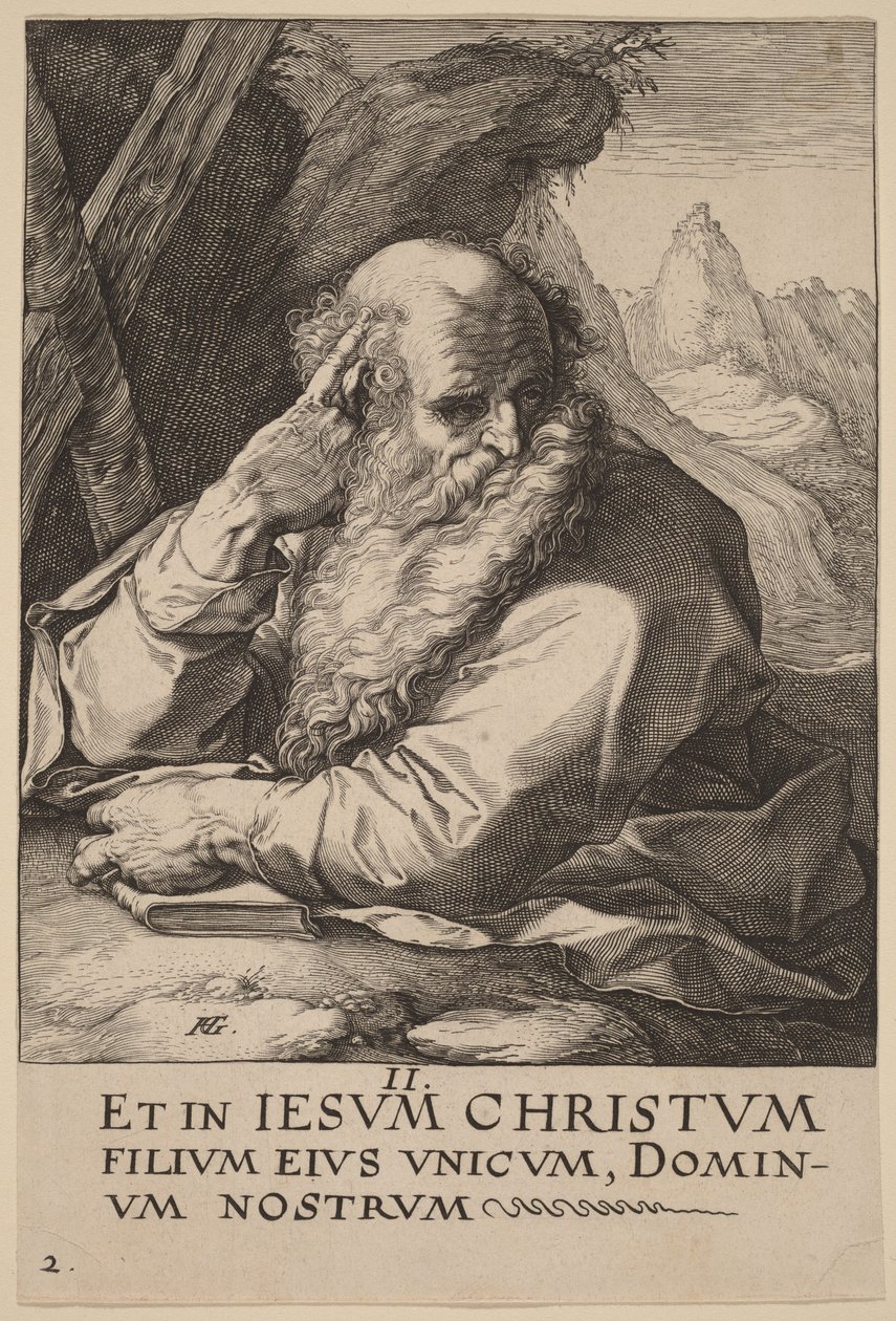 Święty Andrzej autorstwa Hendrick Goltzius