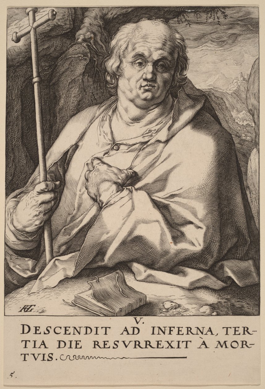 Święty Filip autorstwa Hendrick Goltzius