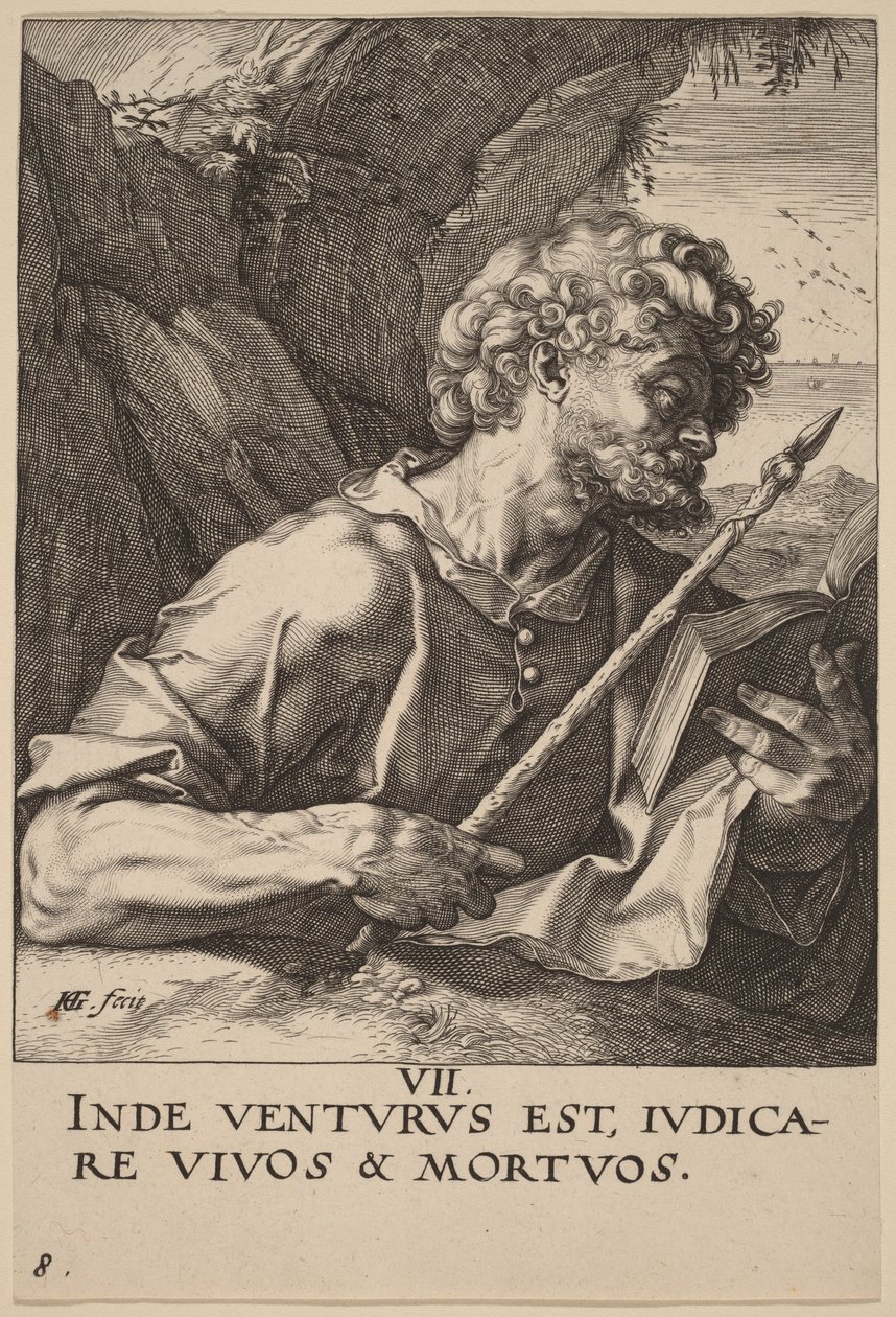 Święty Tomasz autorstwa Hendrick Goltzius