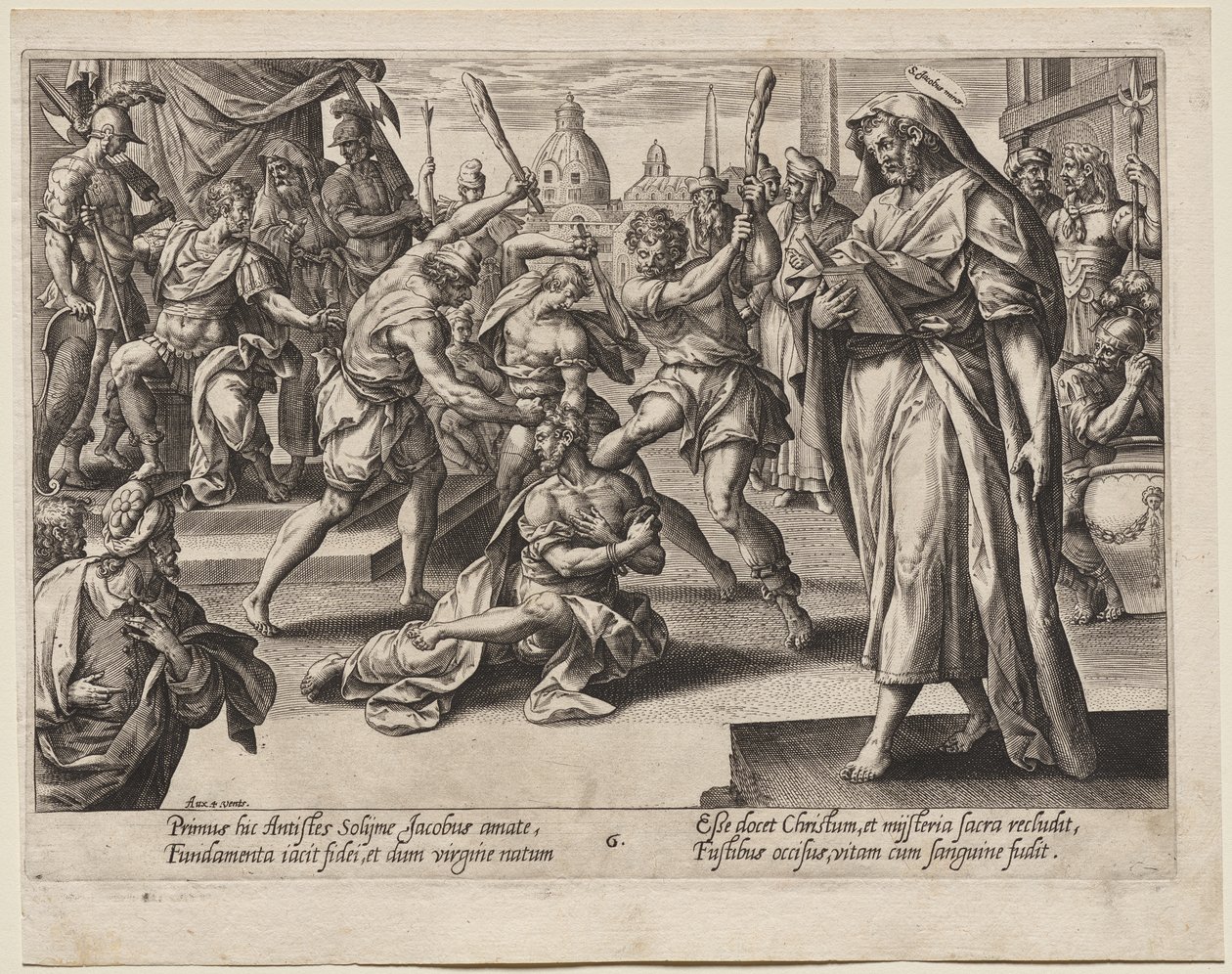 Św. Jakub Mniejszy autorstwa Hendrick Goltzius