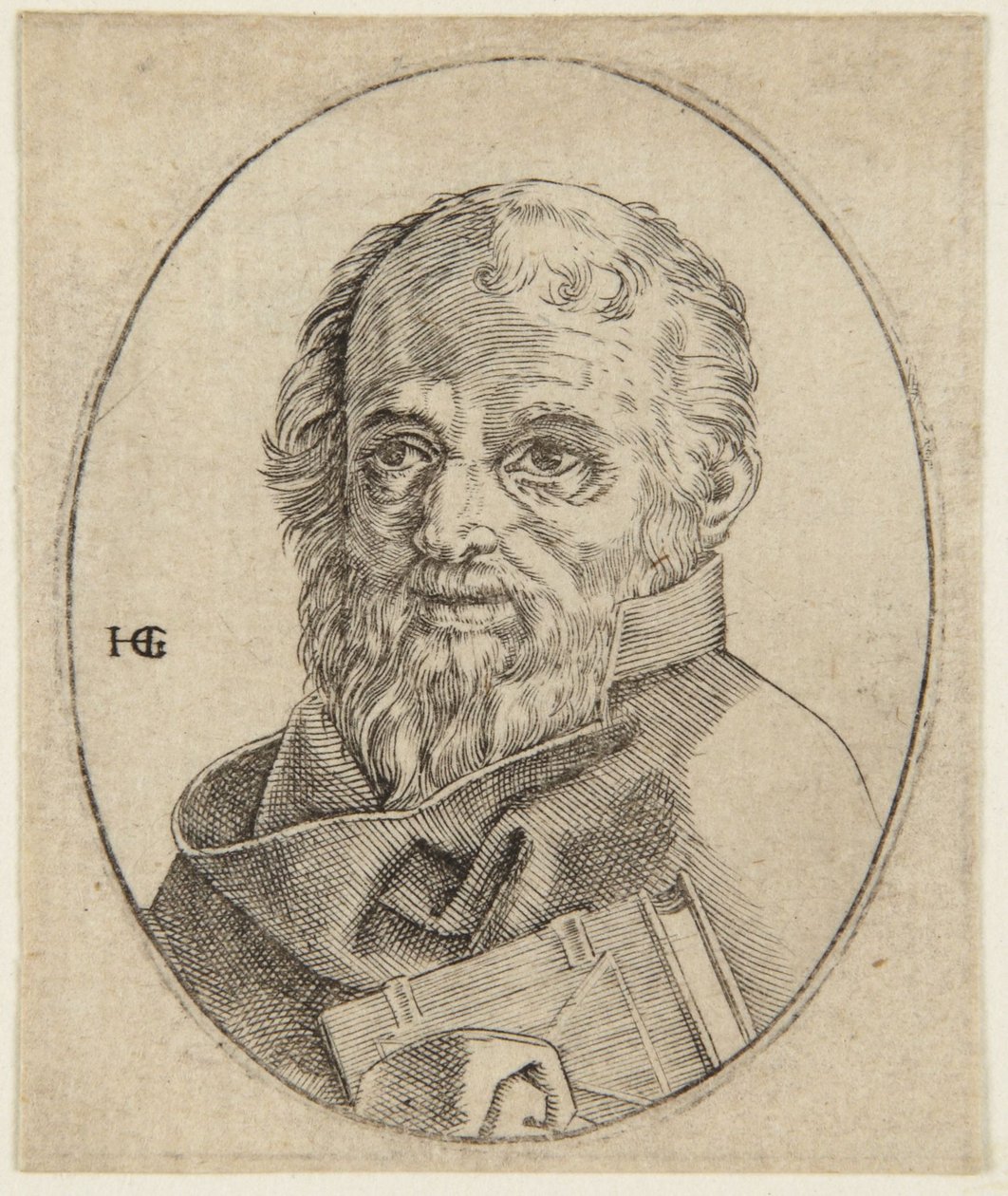 Święty Maciej autorstwa Hendrick Goltzius
